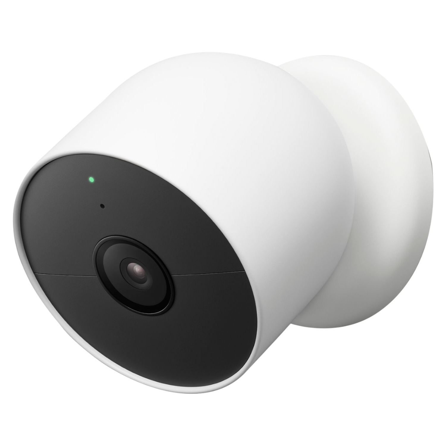 Google - Nest Cam Indoor/Outdoor- Snow (Battery)