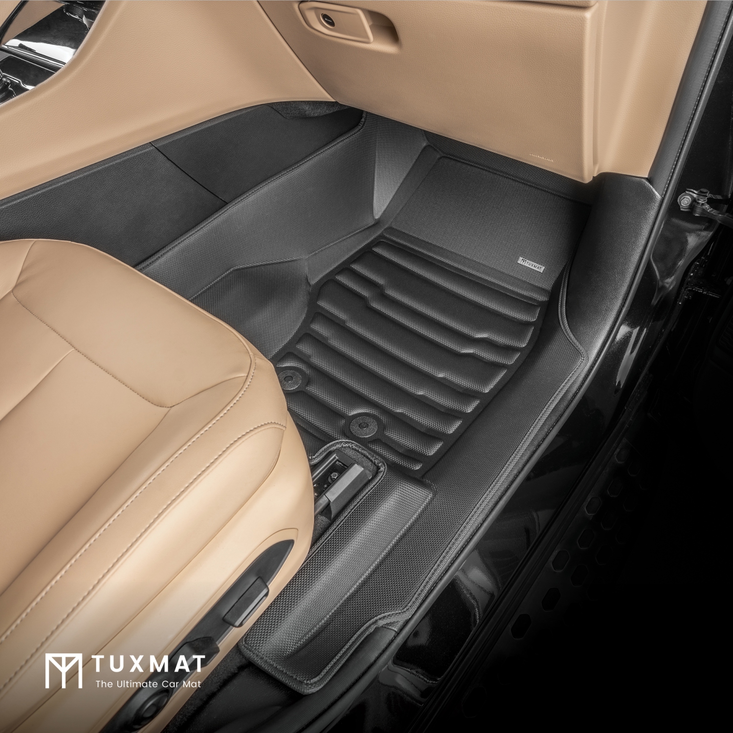 TuxMat - For Jeep Grand Cherokee L 7-Seater 2021-2026 Models - Custom Car Mats - Maximum Coverage, All Weather, Laser Measured - This Full Set