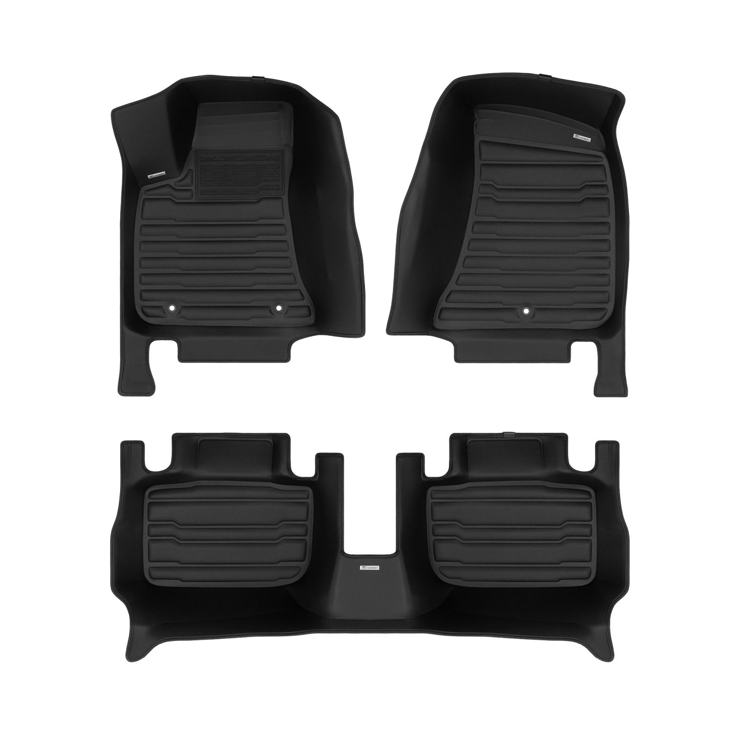 TuxMat - For Chrysler 300 RWD 2011-2023 Models - Custom Car Mats - Maximum Coverage, All Weather, Laser Measured - This Full Set Includes 1st and 2nd