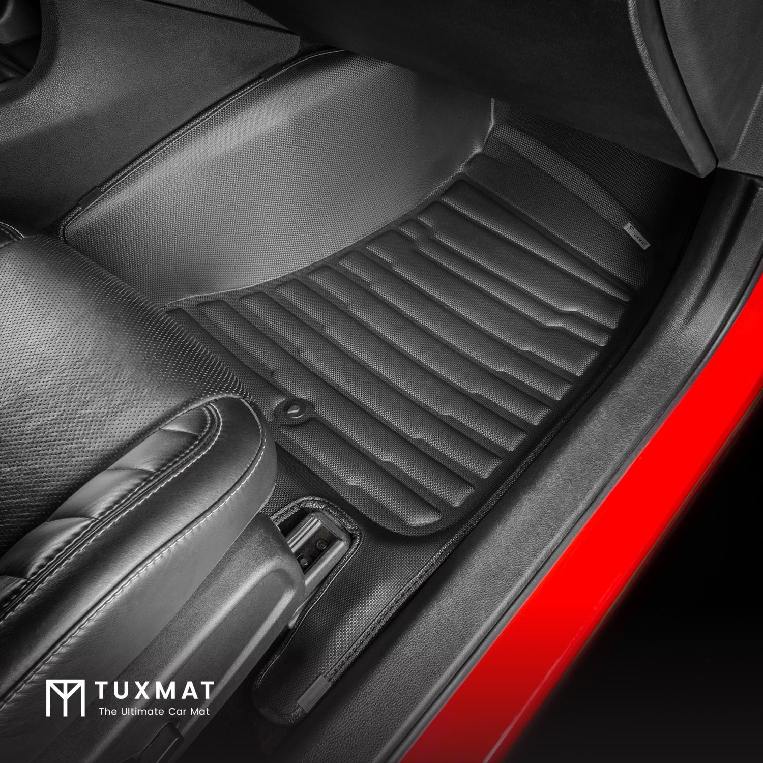 TuxMat - For Chrysler 300 RWD 2011-2023 Models - Custom Car Mats - Maximum Coverage, All Weather, Laser Measured - This Full Set Includes 1st and 2nd