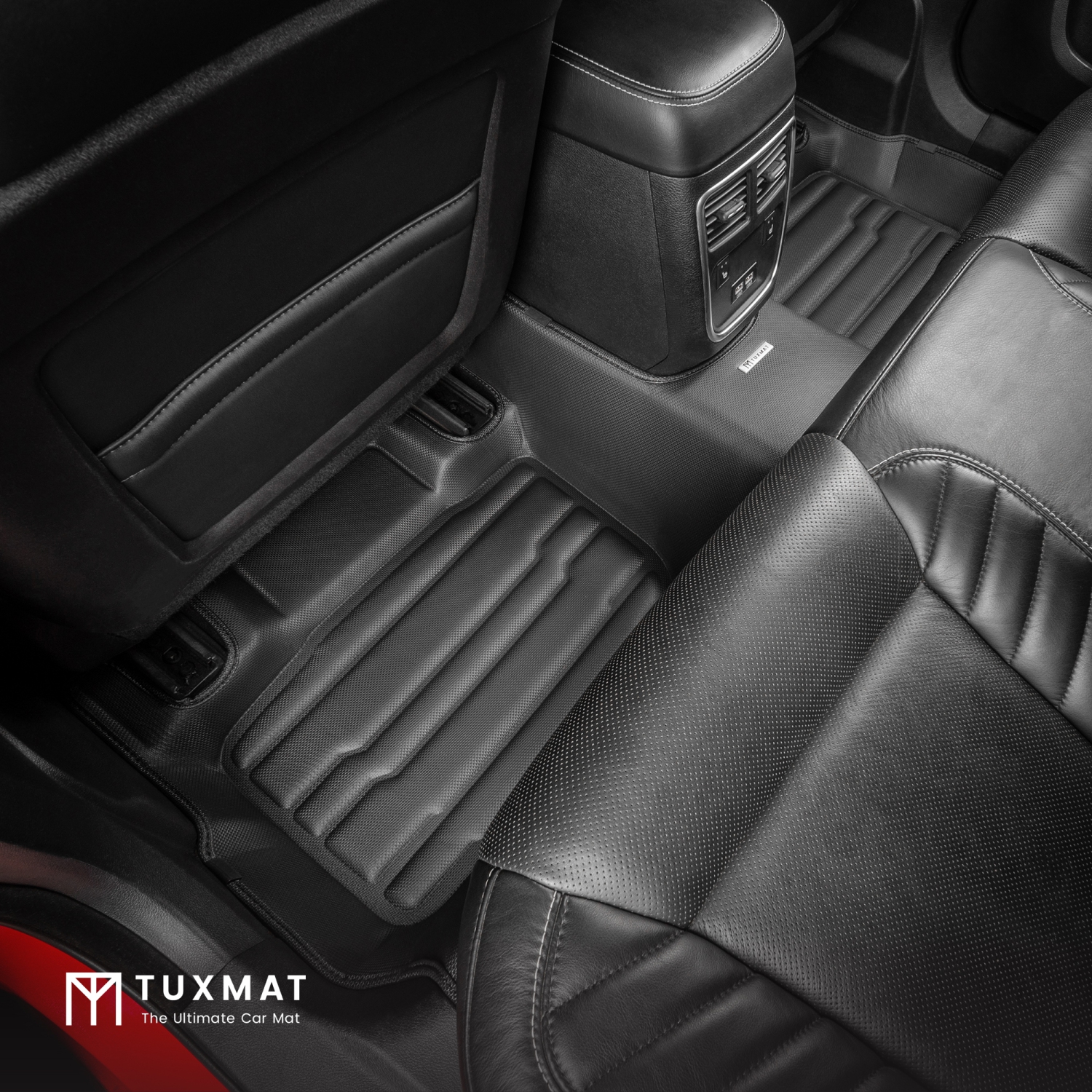 TuxMat - For Chrysler 300 RWD 2011-2023 Models - Custom Car Mats - Maximum Coverage, All Weather, Laser Measured - This Full Set Includes 1st and 2nd
