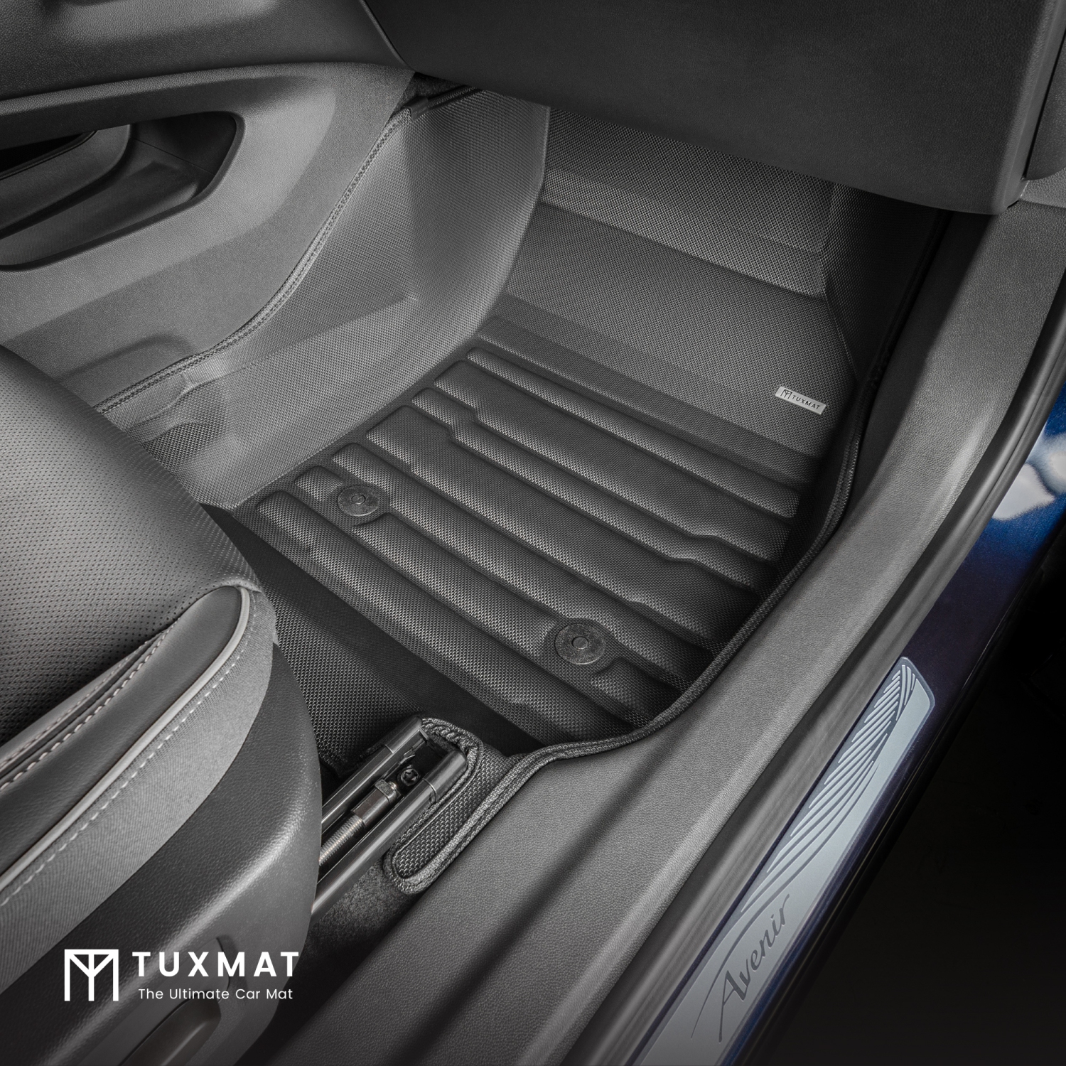 Tapis TuxMat - pour les modèles Buick Envision 2021-2026 - Tapis d'auto sur mesure - Couverture maximale, toutes saisons, mesuré au laser - Cet