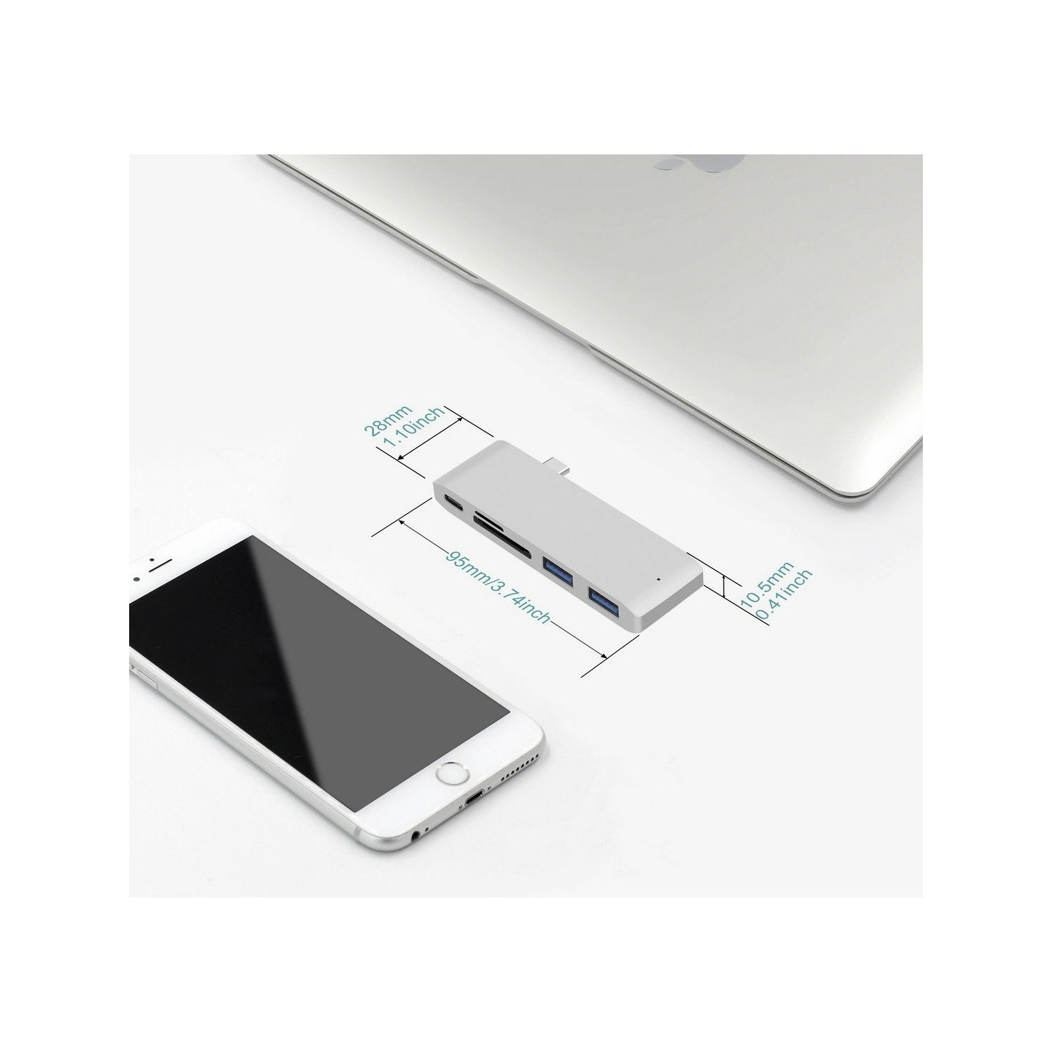 USB 3.1 Type-C Hub To HDMI Adapter 4K Thunderbolt 3 USB C Hub