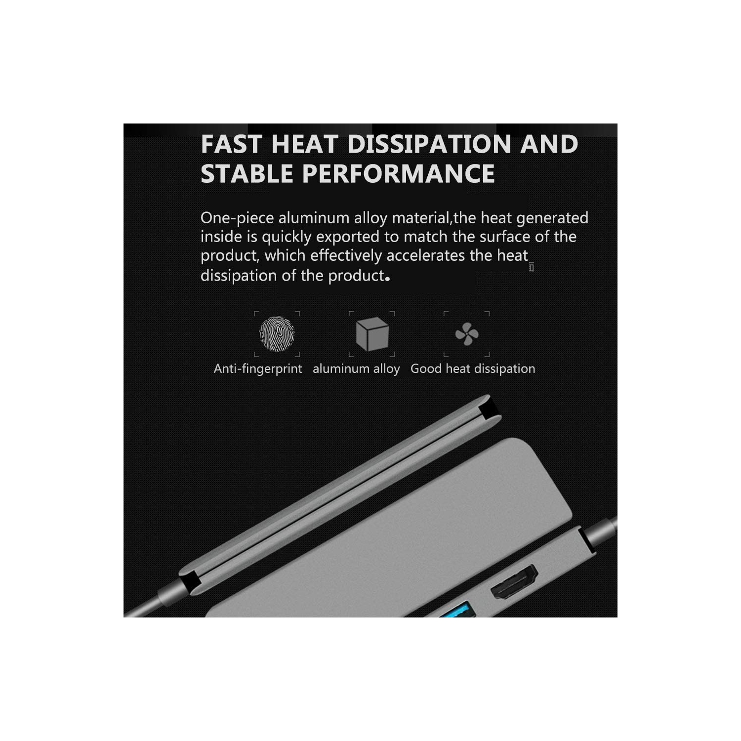 USB 3.1 Type-C Hub To HDMI Adapter 4K Thunderbolt 3 USB C Hub