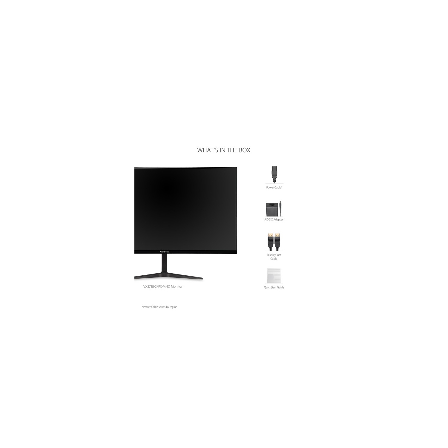 ViewSonic 27" WQHD 165Hz 5ms GTG Curved MVA LCD Adaptive Sync Gaming Monitor - Black