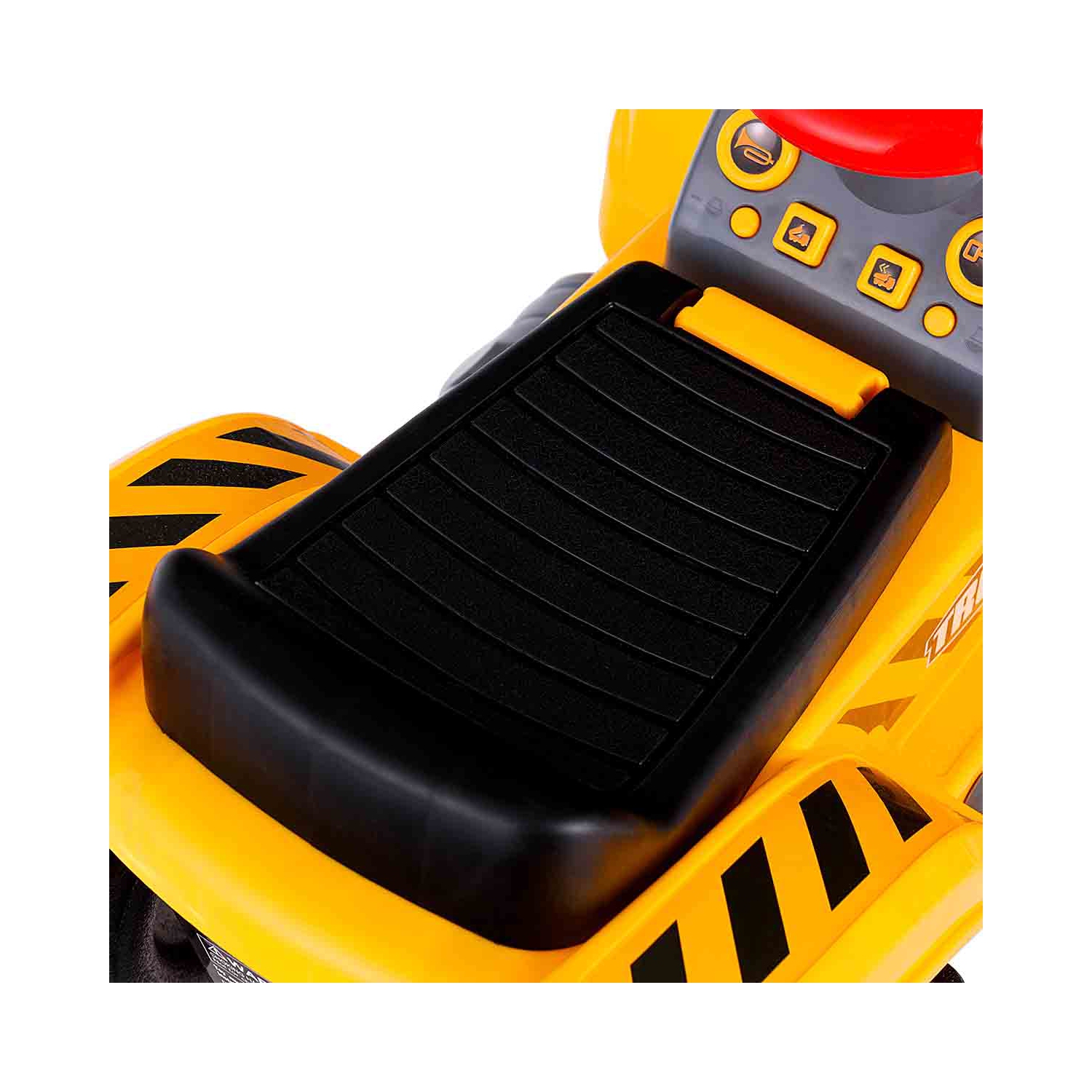 Topbuy Sand Digger Digging Scooper Truck Kids Toddler Ride On Excavator w/ Storage & Helmet