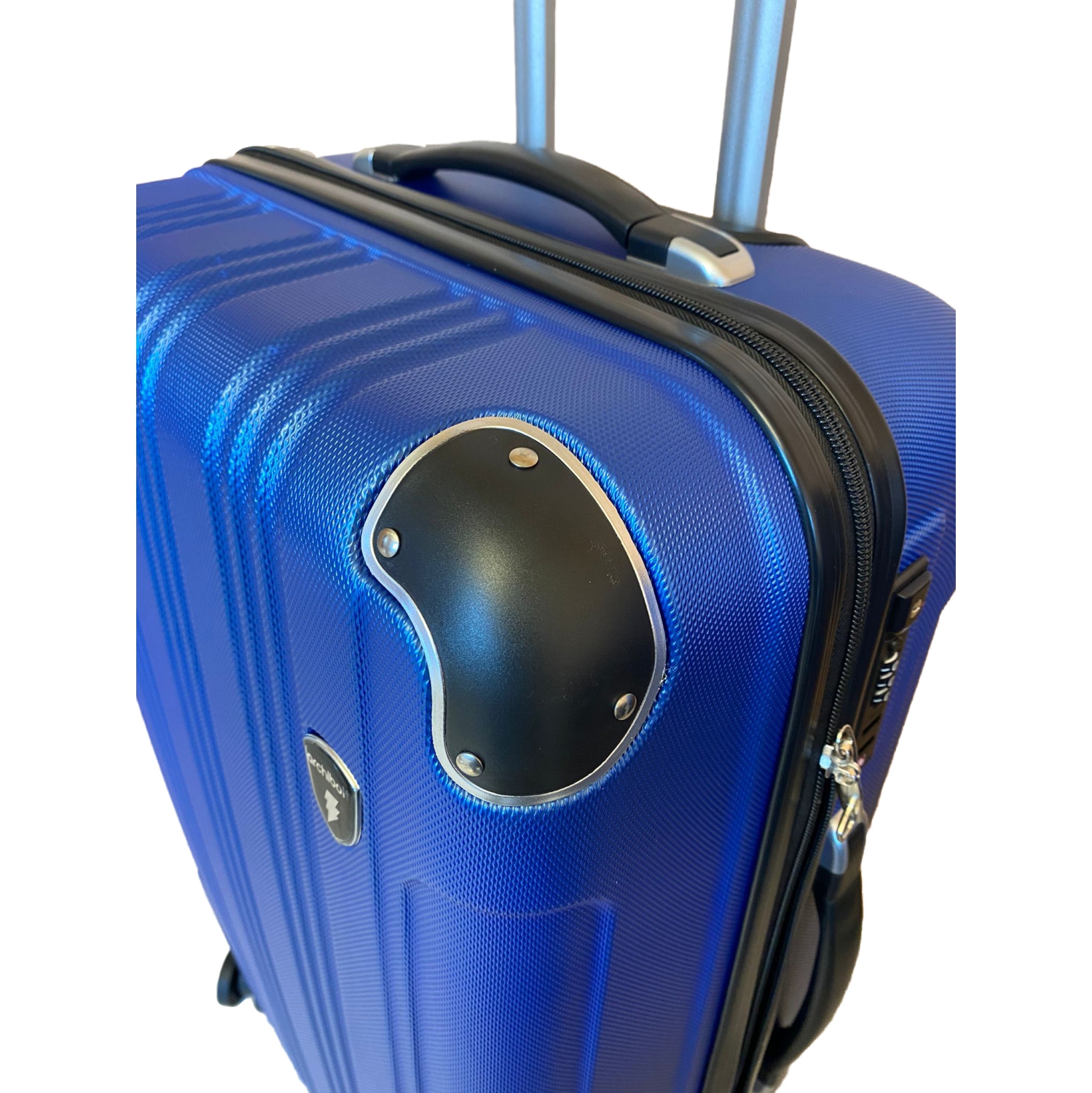 Archibolt Blue 3-Piece Hard Shell Rolling Suitcase Set, Luggage bag, Lightweight Luggage with TSA Lock