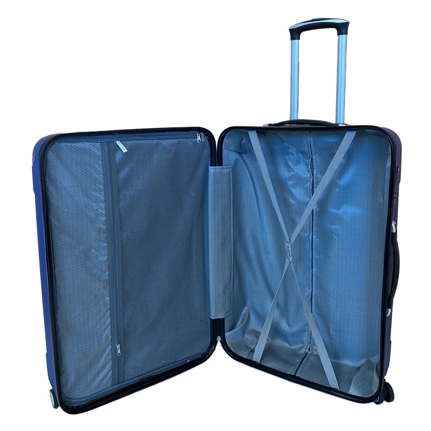 Archibolt Blue 3-Piece Hard Shell Rolling Suitcase Set, Luggage bag, Lightweight Luggage with TSA Lock