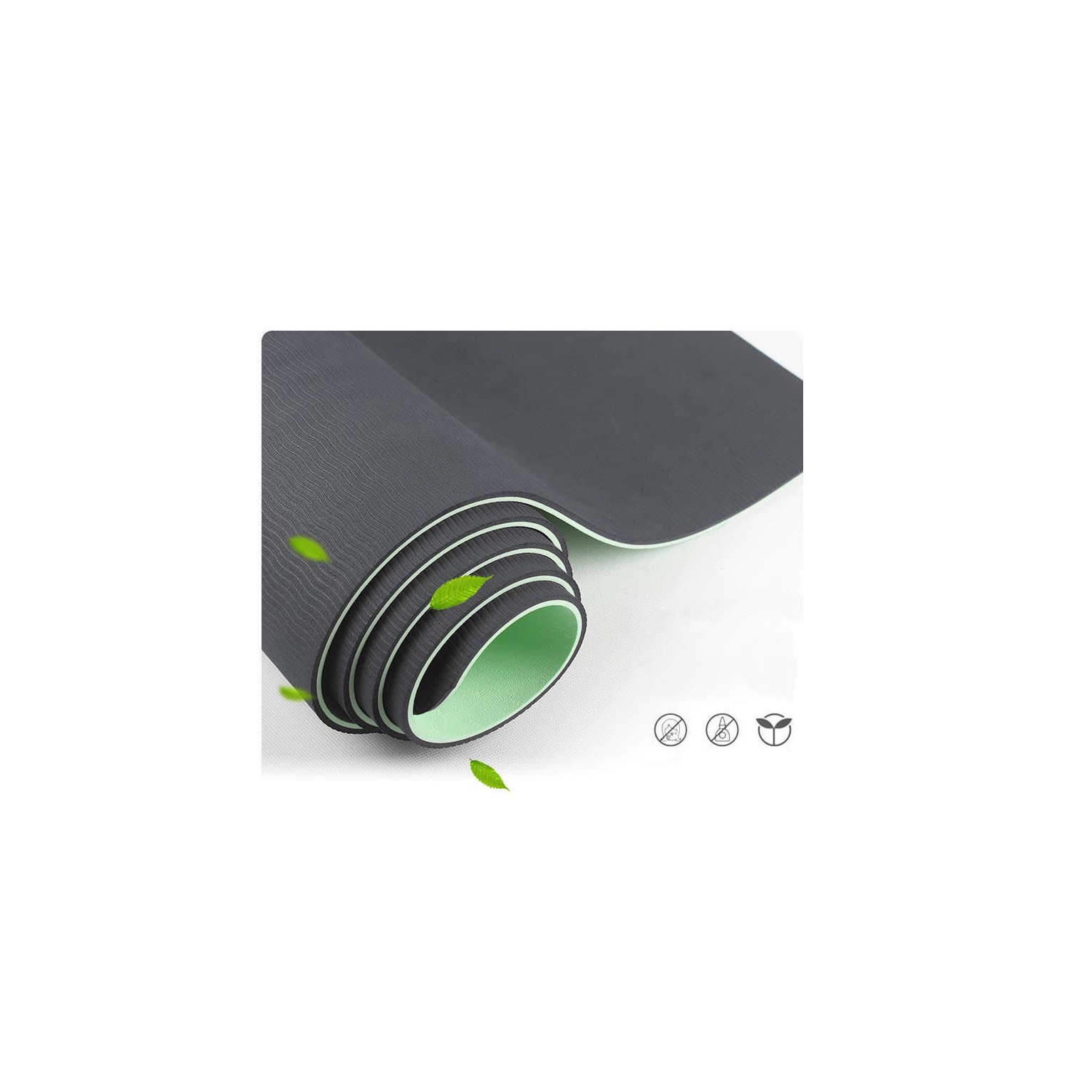 ECO friendly TPE Thick foldable Pilates non slip yoga mat