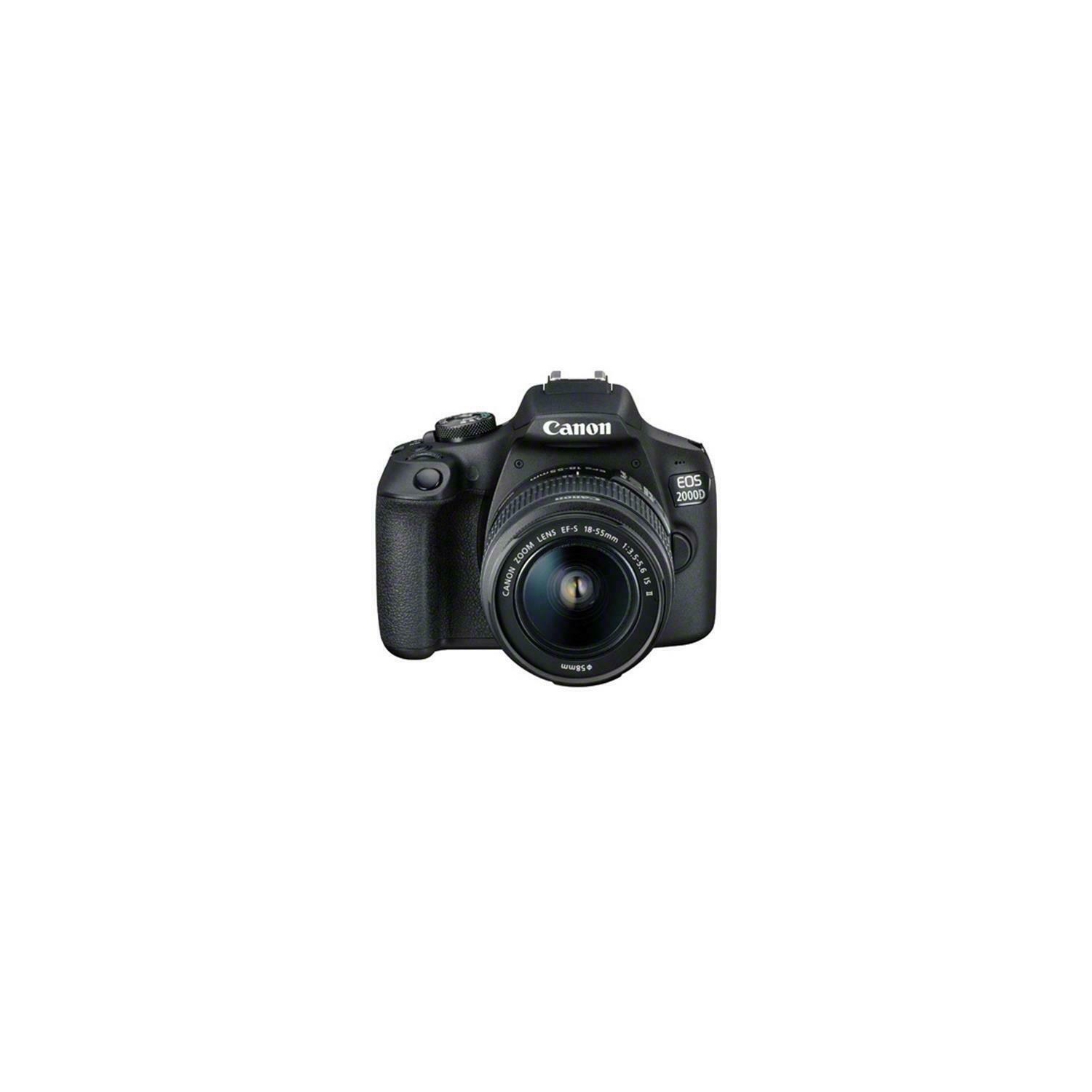 Canon EOS 2000D/Rebel T7 + 18-55mm + 75-300mm + 500mm + 420-800mm Lenses - Bundle Includes: Extra Battery, Sandisk Ultra 64GB SD, Flash, Tripod,