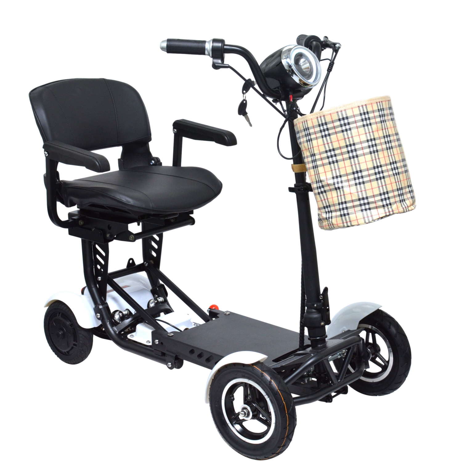 Scooter de mobilité télécommandé, système d'amortissement, siège