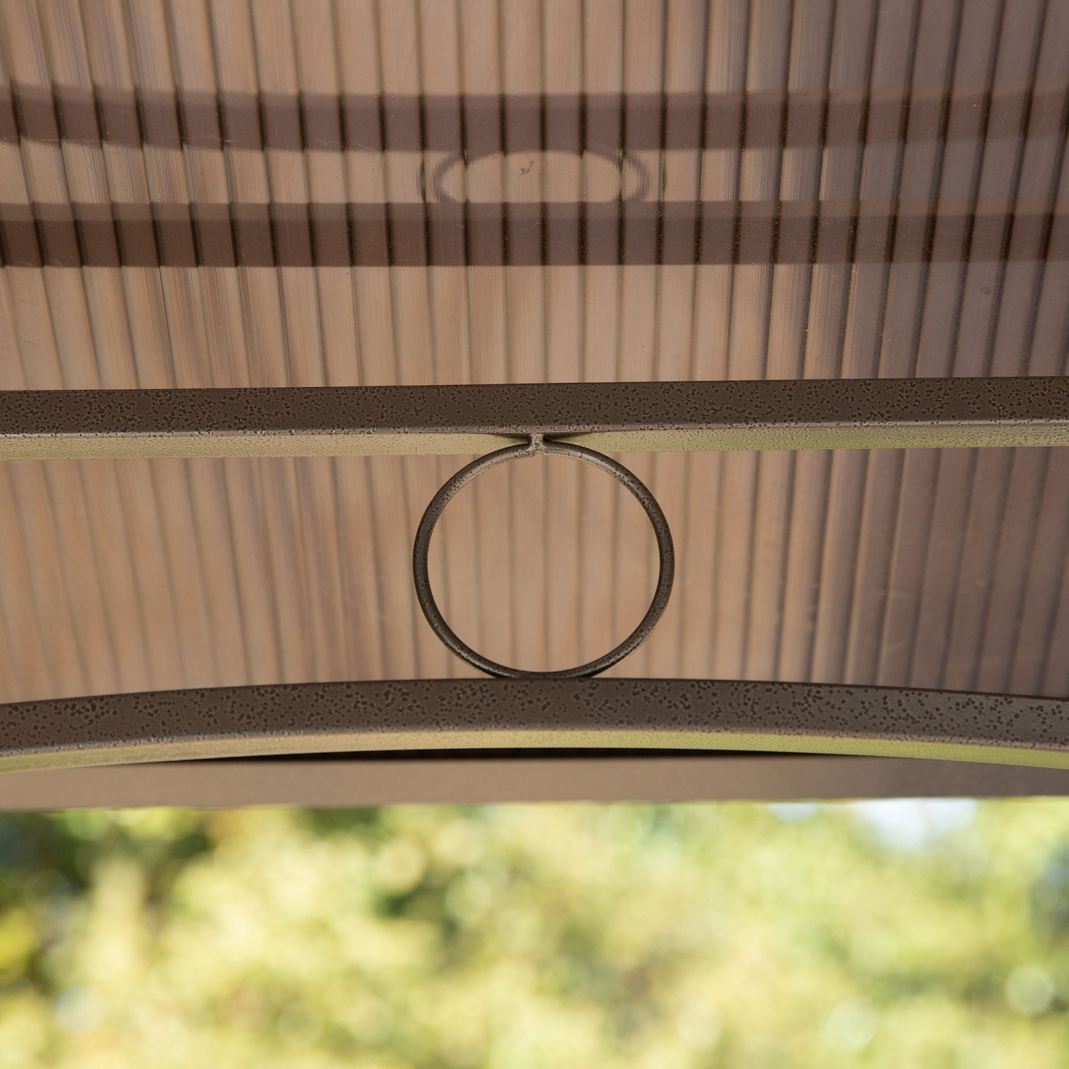 Outsunny 8' x 5' Barbecue Grill Gazebo Tente Extérieure BBQ Auvent avec Tablettes Latérales Double Couche PC Toit Aluminium