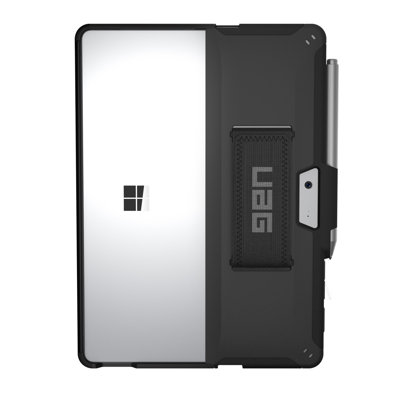UAG Scout Surface Go : 3; 2; Étui rigide ajusté en plastique 1 – Noir