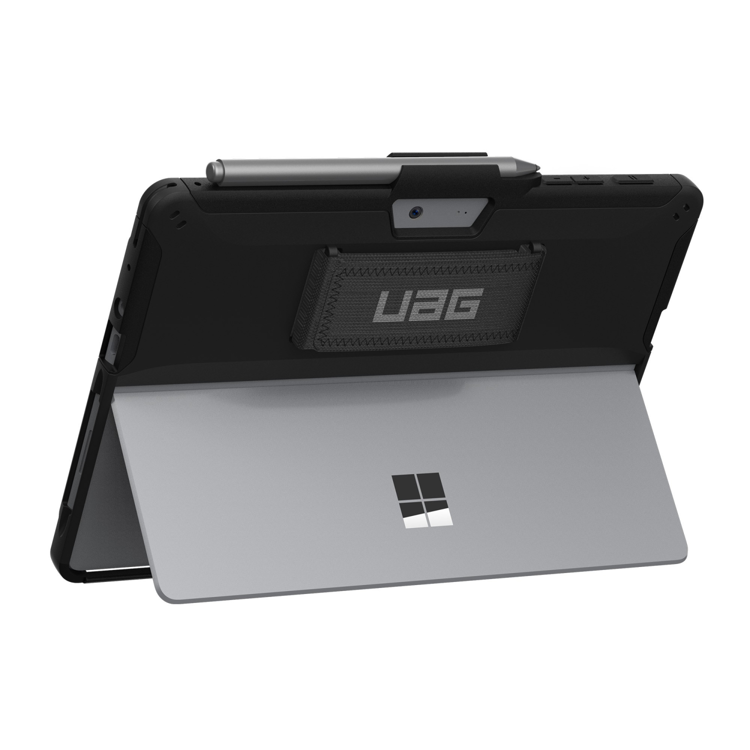 UAG Scout Surface Go : 3; 2; Étui rigide ajusté en plastique 1 – Noir