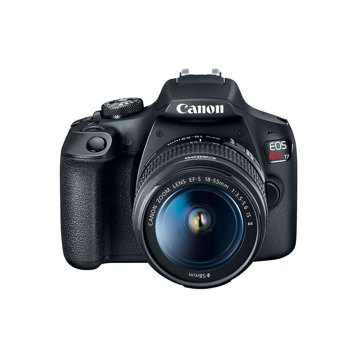 Canon EOS Rebel T7 DSLR Camera with 18-55mm Lens, 64GB Card, Software, and Tripod Bundle