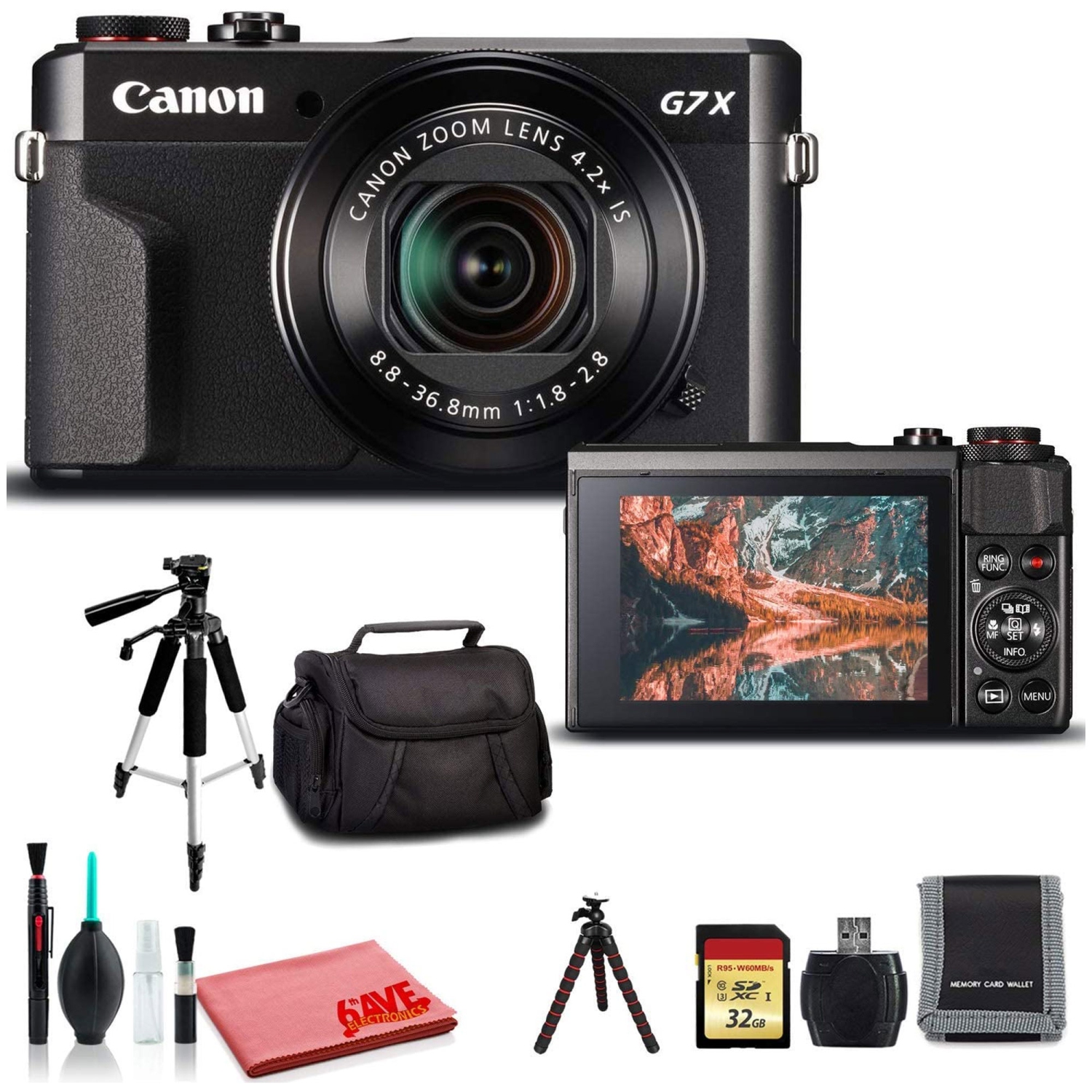 Canon PowerShot G7 X Mark II Digital Camera (International Model