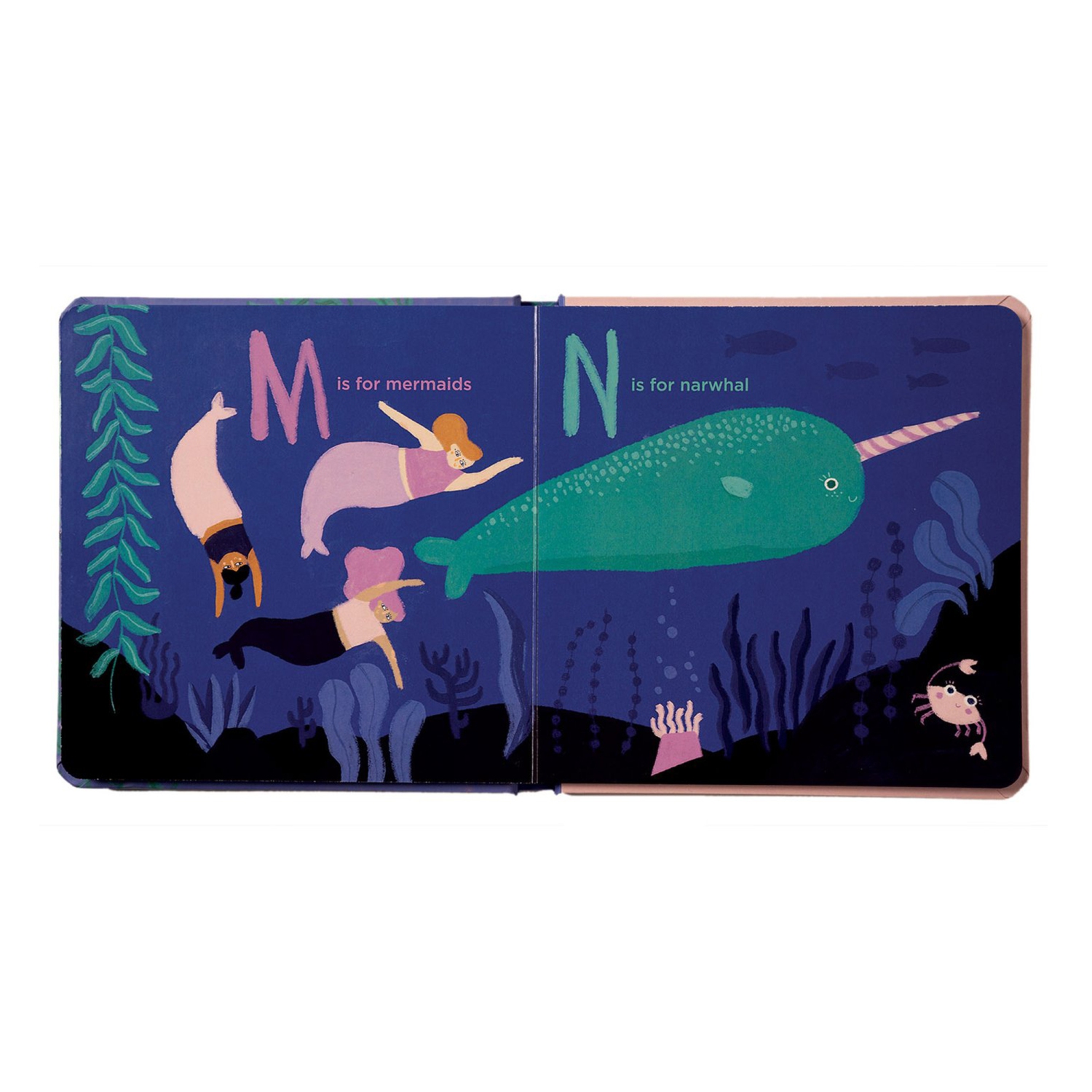 Manhattan Toy Board Book - A Mermaid's ABCs