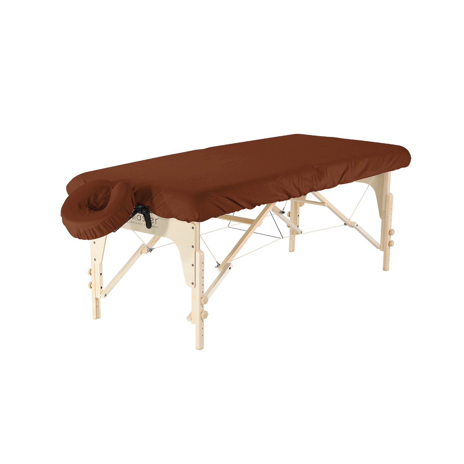 Master massage – Ensemble de 2 housses de table en microfibre Dignity & Luxury, chocolat noir