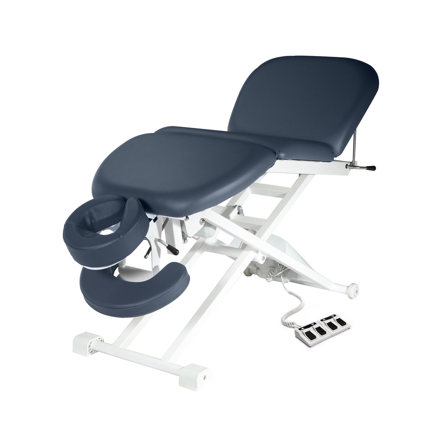Master Massage 29" TheraMaster 4 Section Electric Bodywork Table-Royal Blue