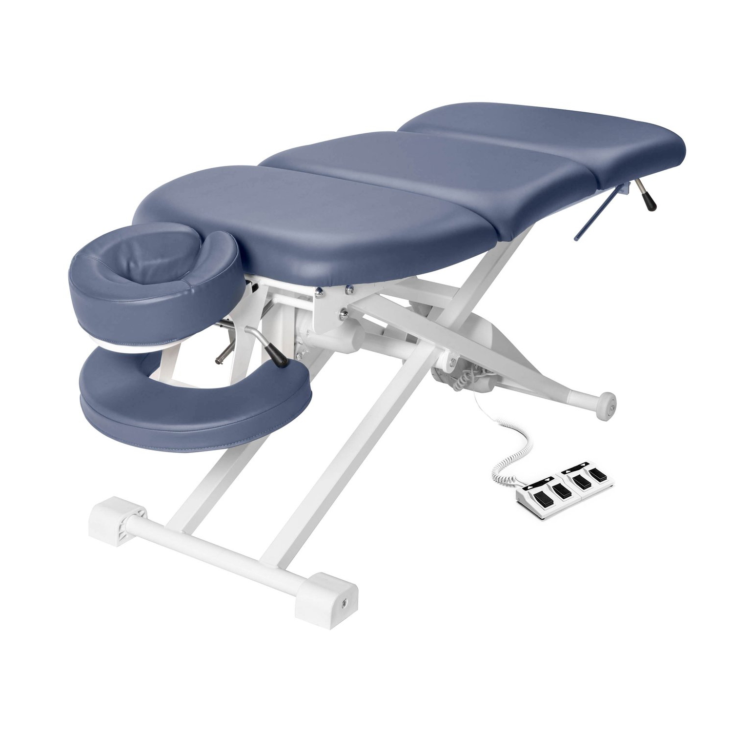 Master Massage 29" TheraMaster 4 Section Electric Bodywork Table-Royal Blue
