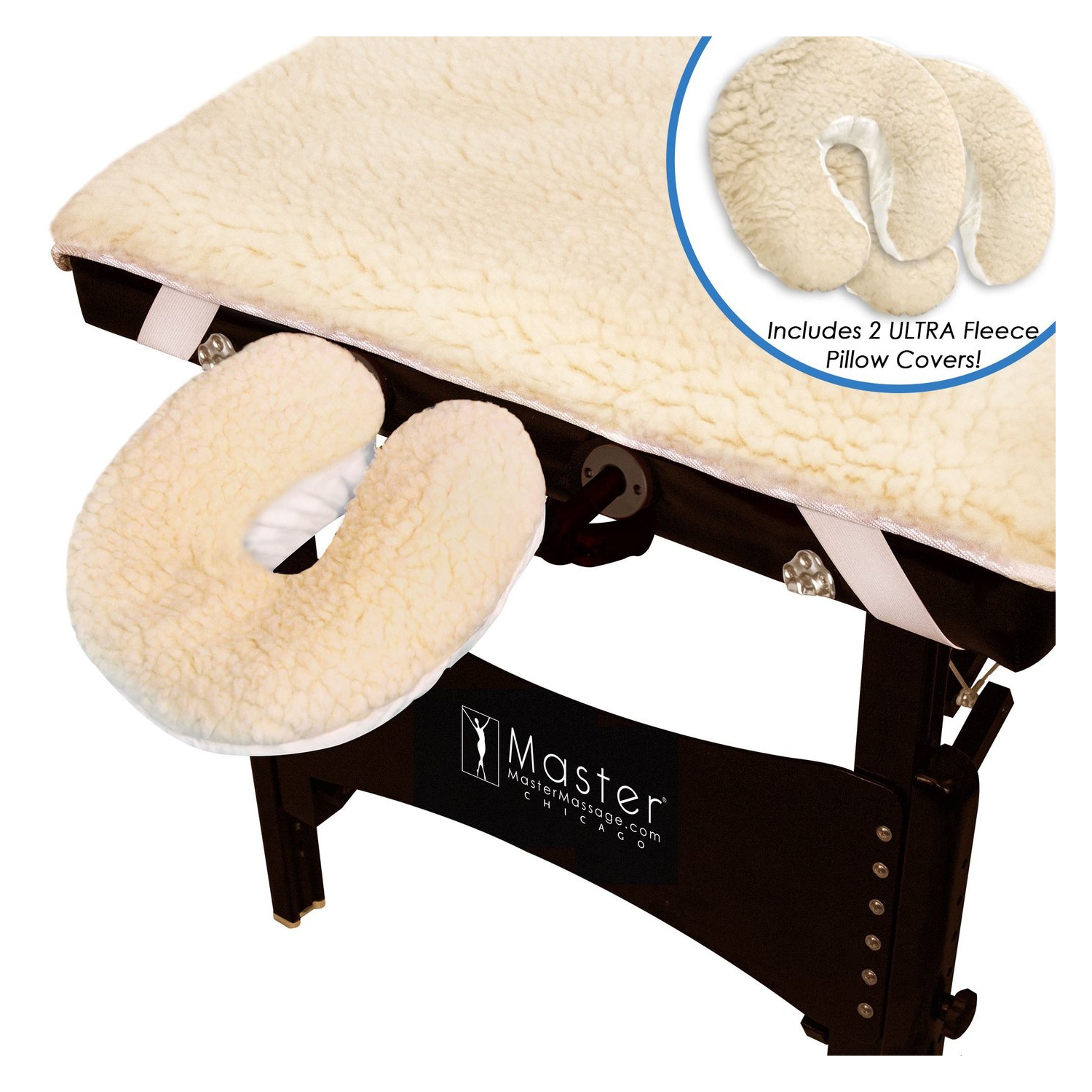 Master Massage Ultra fleece Pad With 2 Pc Ultra fleece Pillow covers