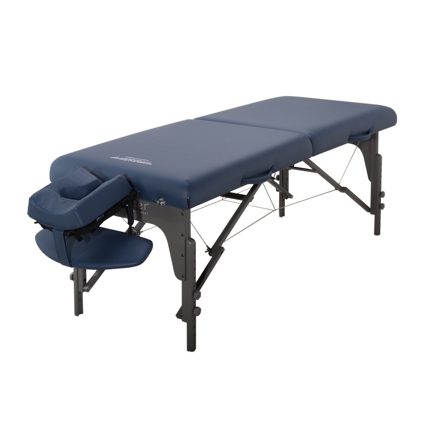 Master Massage 31 inch Montclair LX Pro Portable Massage Table Package with Memory Foam, Royal Blue 1 count