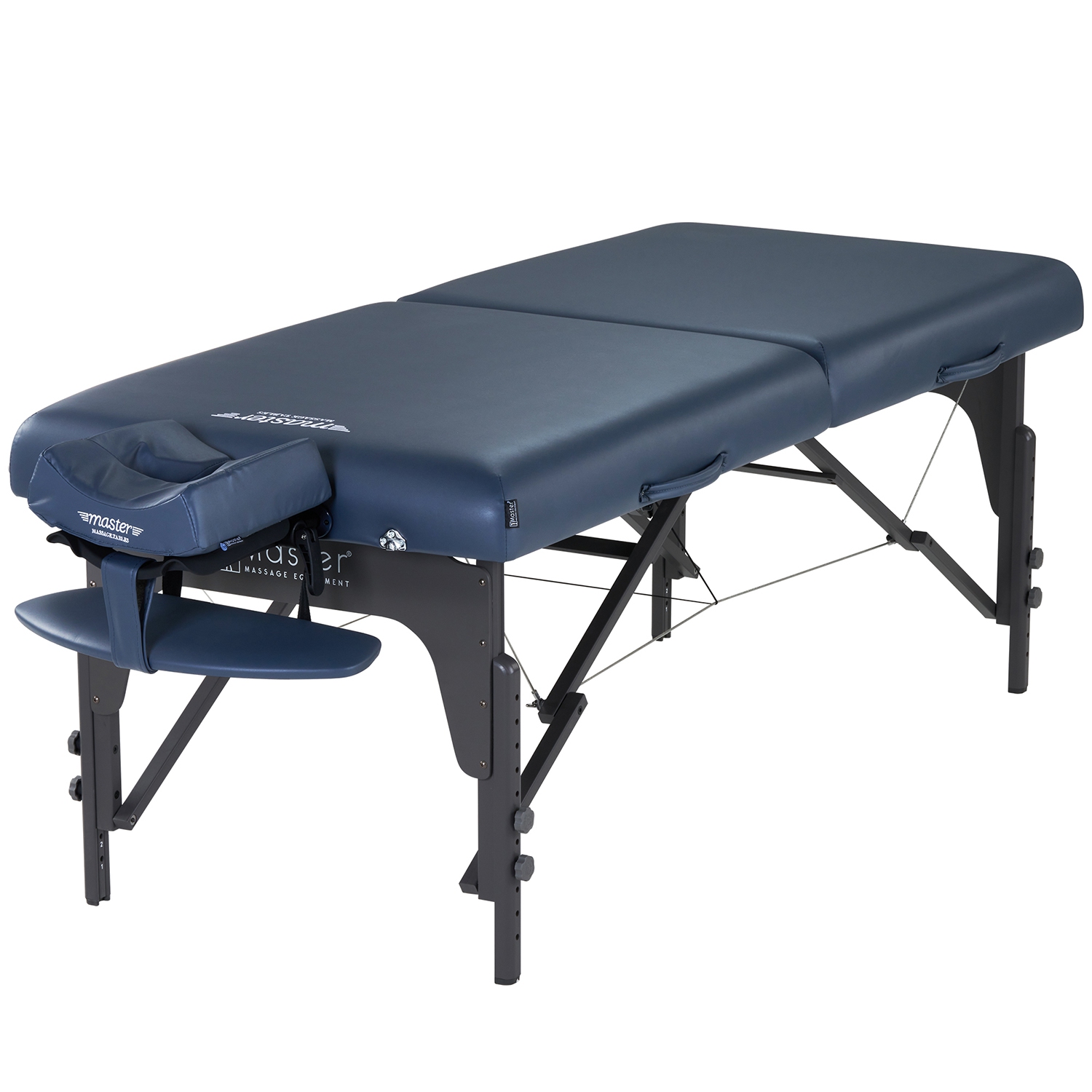 Master Massage 31 inch Montclair LX Pro Portable Massage Table Package with Memory Foam, Royal Blue 1 count