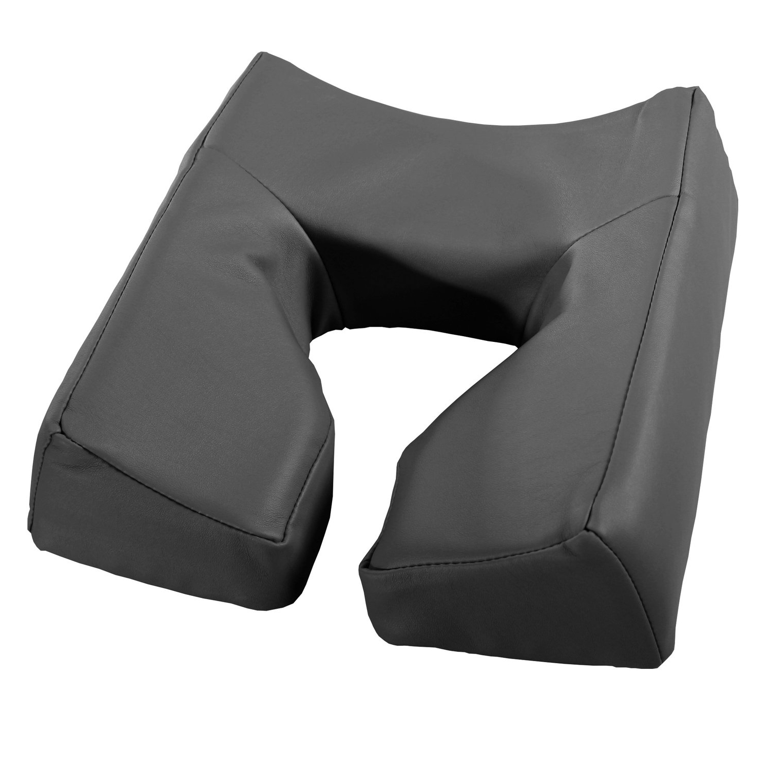Master Massage Patented Memory Foam Ergonomic Dream Face Cushion Pillow Headrest, Black