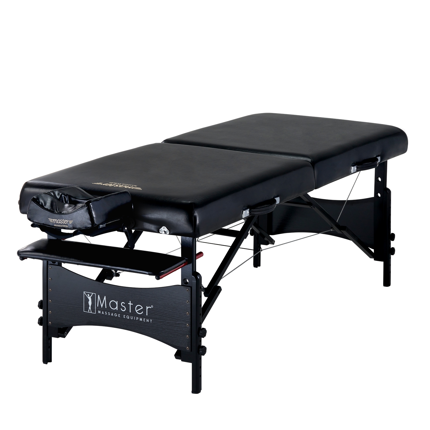 Master Massage 30" Galaxy Portable Massage Table Package with A Sophisticated Black On Black Color 1 count