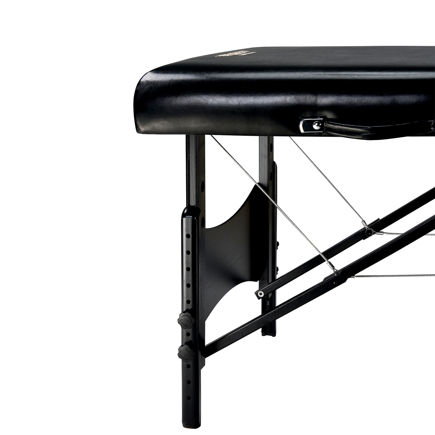 Master Massage 30" Galaxy Portable Massage Table Package with A Sophisticated Black On Black Color 1 count