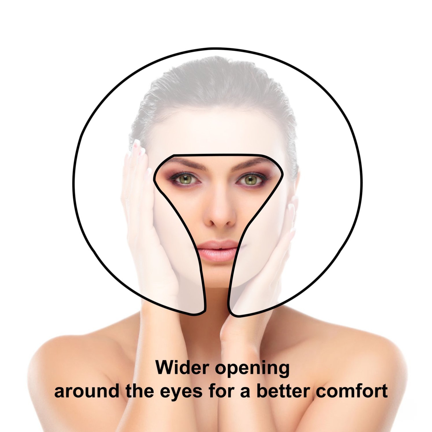 Master Massage New Standard Headrest Face Cushion Pillow for Massage Table, Royal Blue