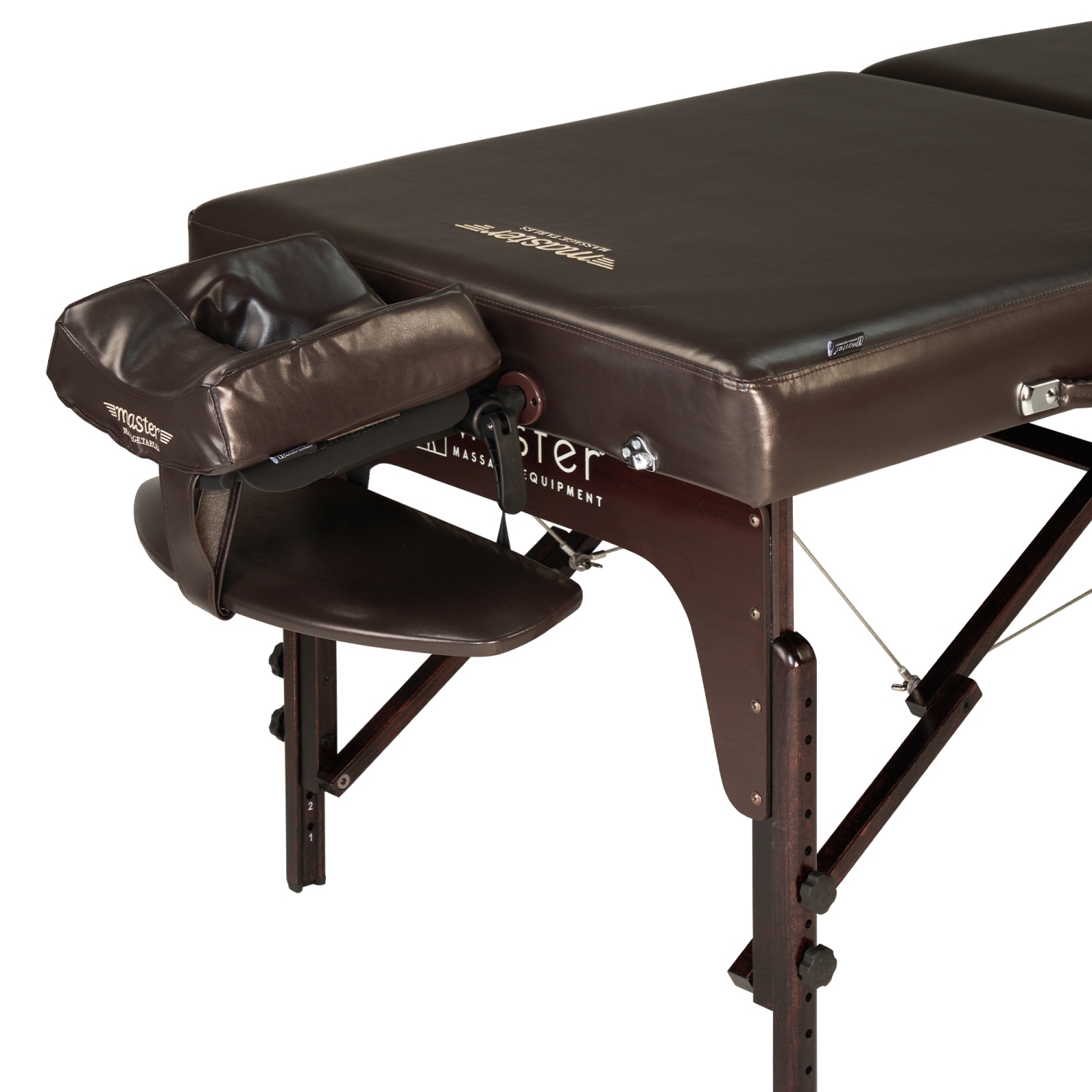 Master Massage Carlyle LX 31 Inch Extra Wide Portable Massage Table, SPA Salon Facial Beauty Bed, Tattoo Lash Bed, 3" Thick of Memory Foam, PU