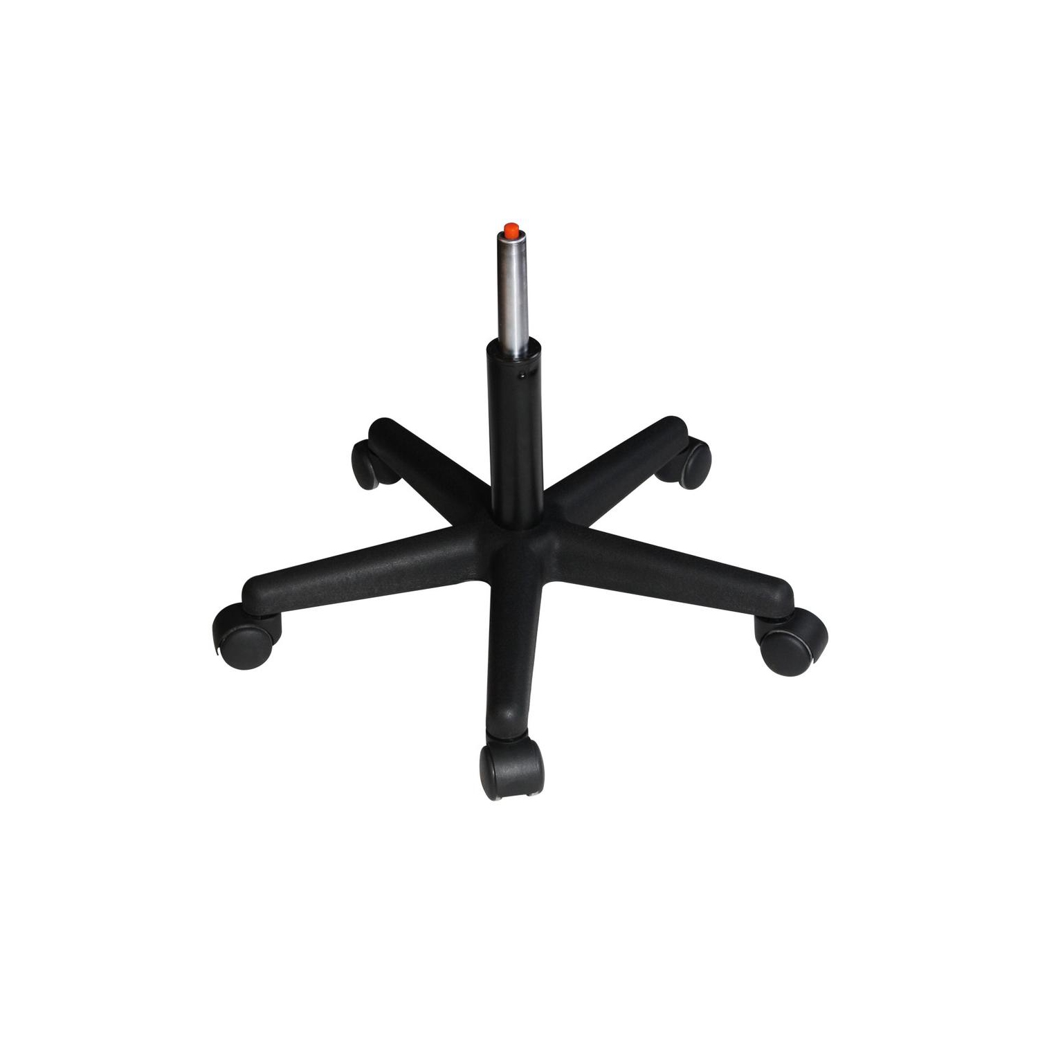 Master Massage Pneumatic Hydrolic Rolling Massage Swivel Stool with Backrest, Cream