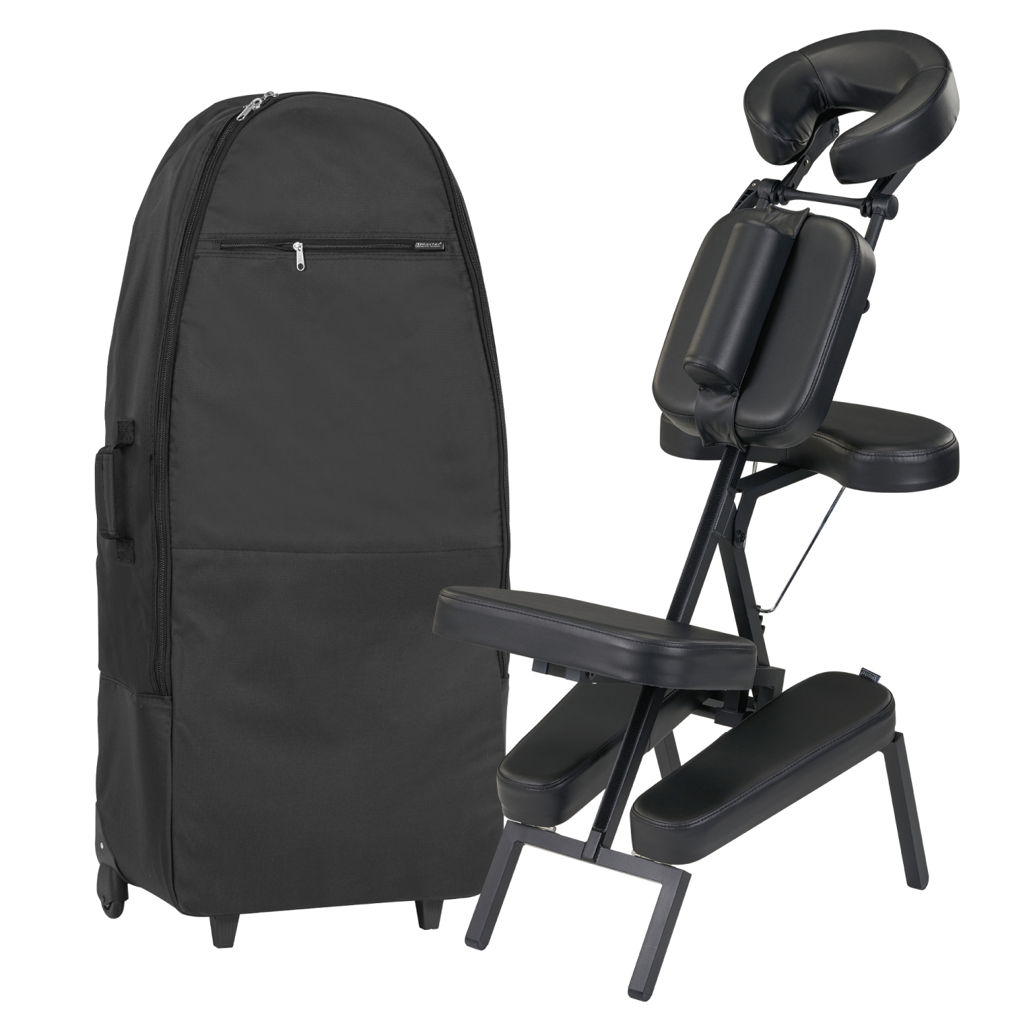 Fauteuil de massage portatif ultralarge Apollo de Master Massage – Chaise pliante en tatouage en aluminium léger avec coussins améliorés et sac de