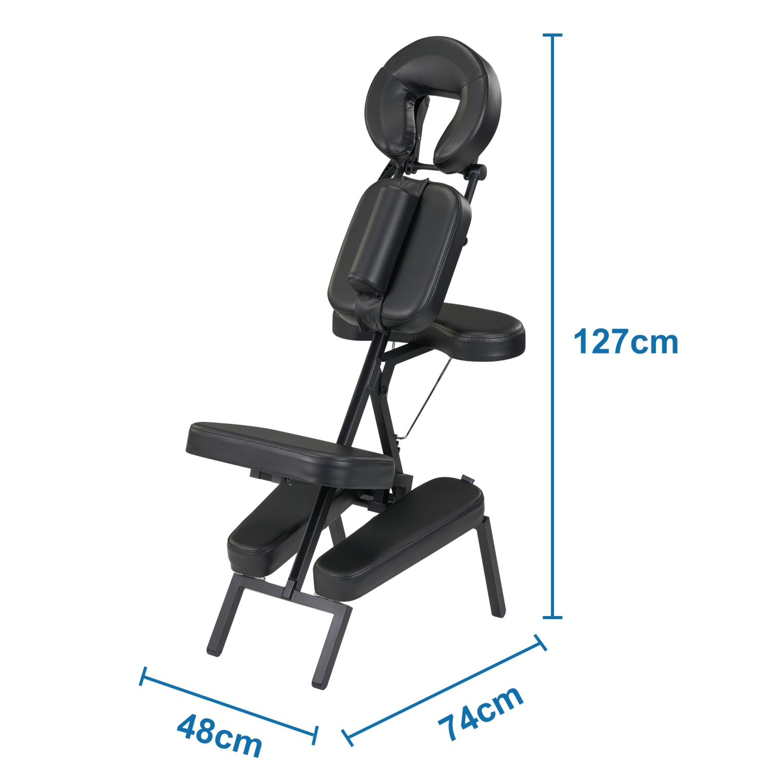 Fauteuil de massage portatif ultralarge Apollo de Master Massage – Chaise pliante en tatouage en aluminium léger avec coussins améliorés et sac de