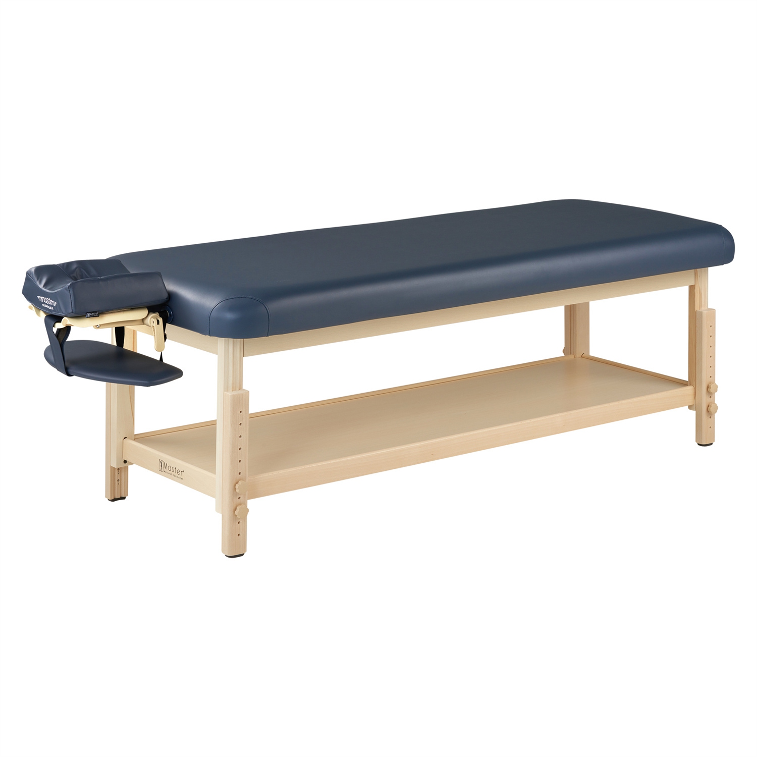 Master Massage 30" Laguna Comfort Wooden Stationary Massage Table Spa Table, Height Adjustable Bed-Medical Clinical Treatment Bed-Salon Beauty