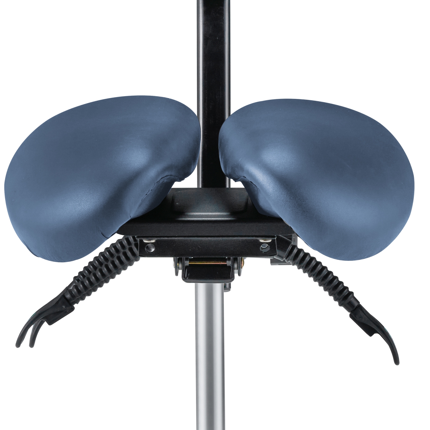 Master Massage Berkeley Ergonomic Split Seat Style Backrest Saddle Stool with Two Tilting Option in Royal Blue