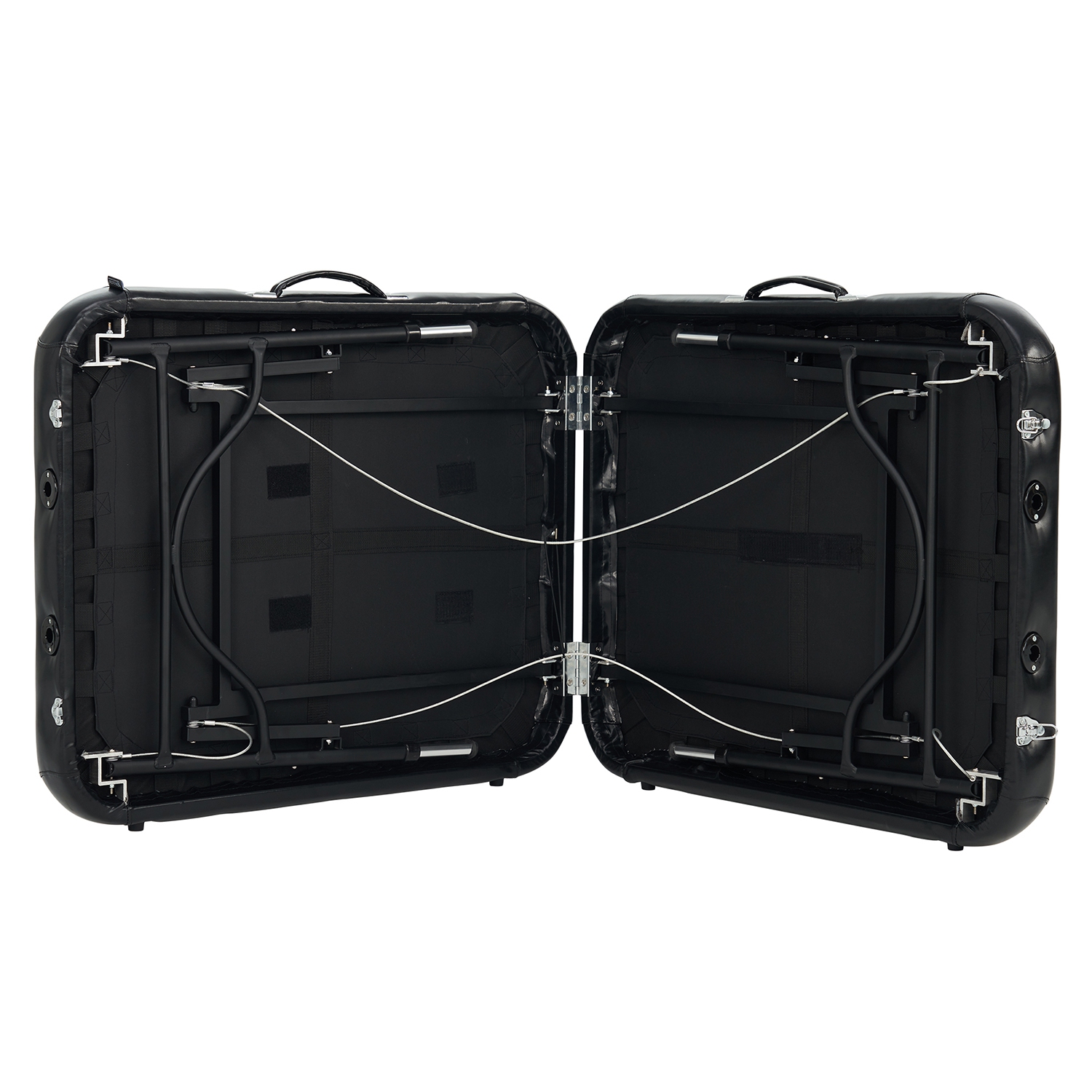 Master Massage 30" StratoMaster LX Ultra-Light Weight Aluminum Portable Massage Table Package- Tattoo Bed- Lash Tables- Black