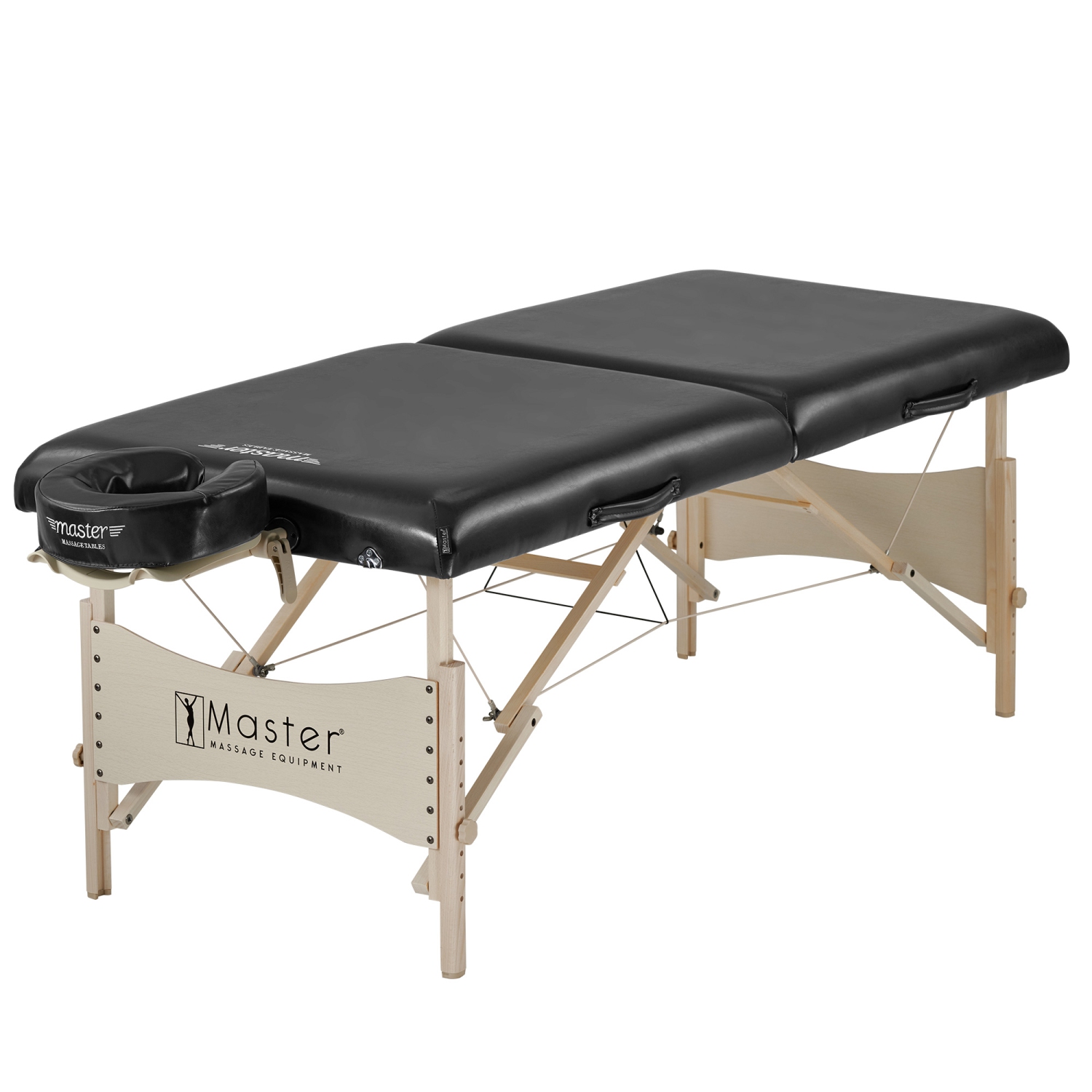 Master Massage 30" Balboa Portable Massage and Exercise Table Beauty Bed in Black Luster