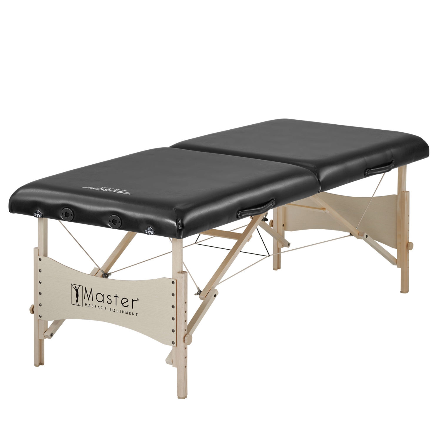Master Massage 30" Balboa Portable Massage and Exercise Table Beauty Bed in Black Luster