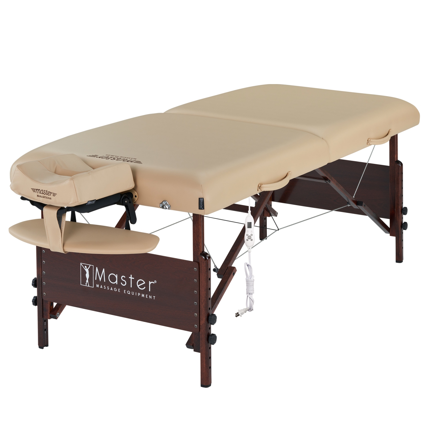 Ensemble lit de beauté avec table de massage portative Del Ray Therma Top™ de 30&nbsp;po de Master Massage avec accessoires - Pour une utilisation