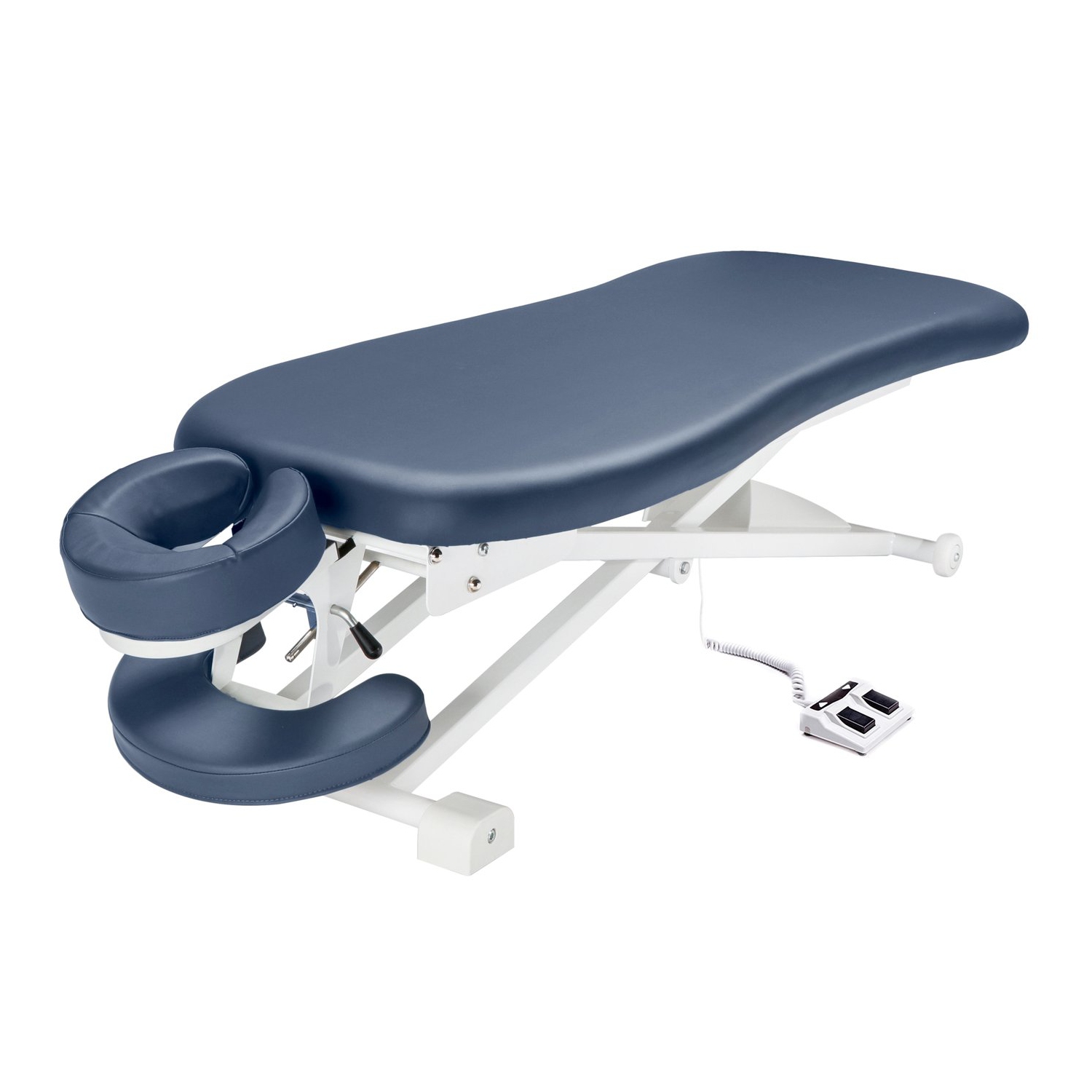 Master Massage 29” TheraMaster Flat Electric Powerlift Table, Royal Blue