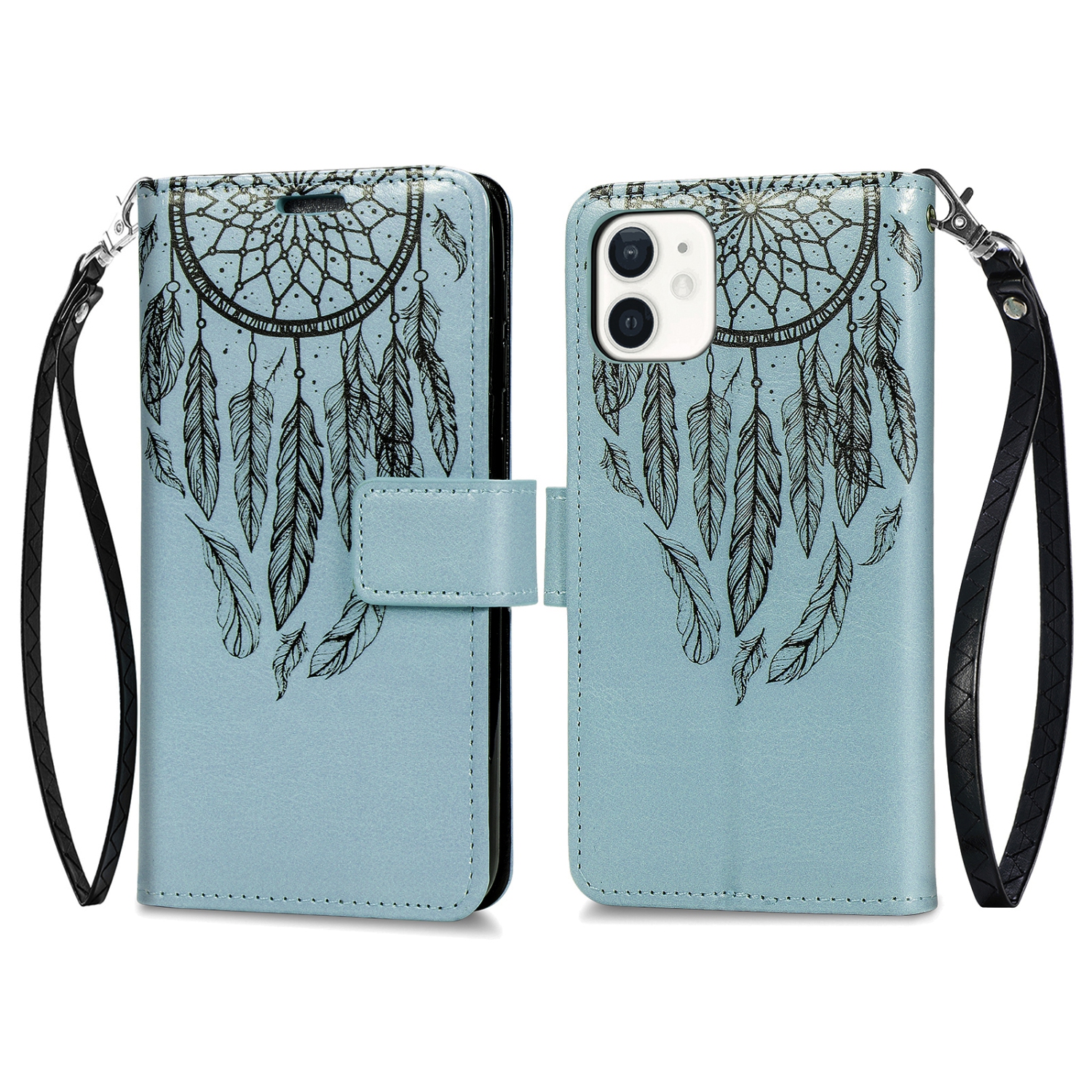 Juvenileway™ Design Folio Series Style Reassurance Flip Case for Apple iPhone 12 mini – Dream