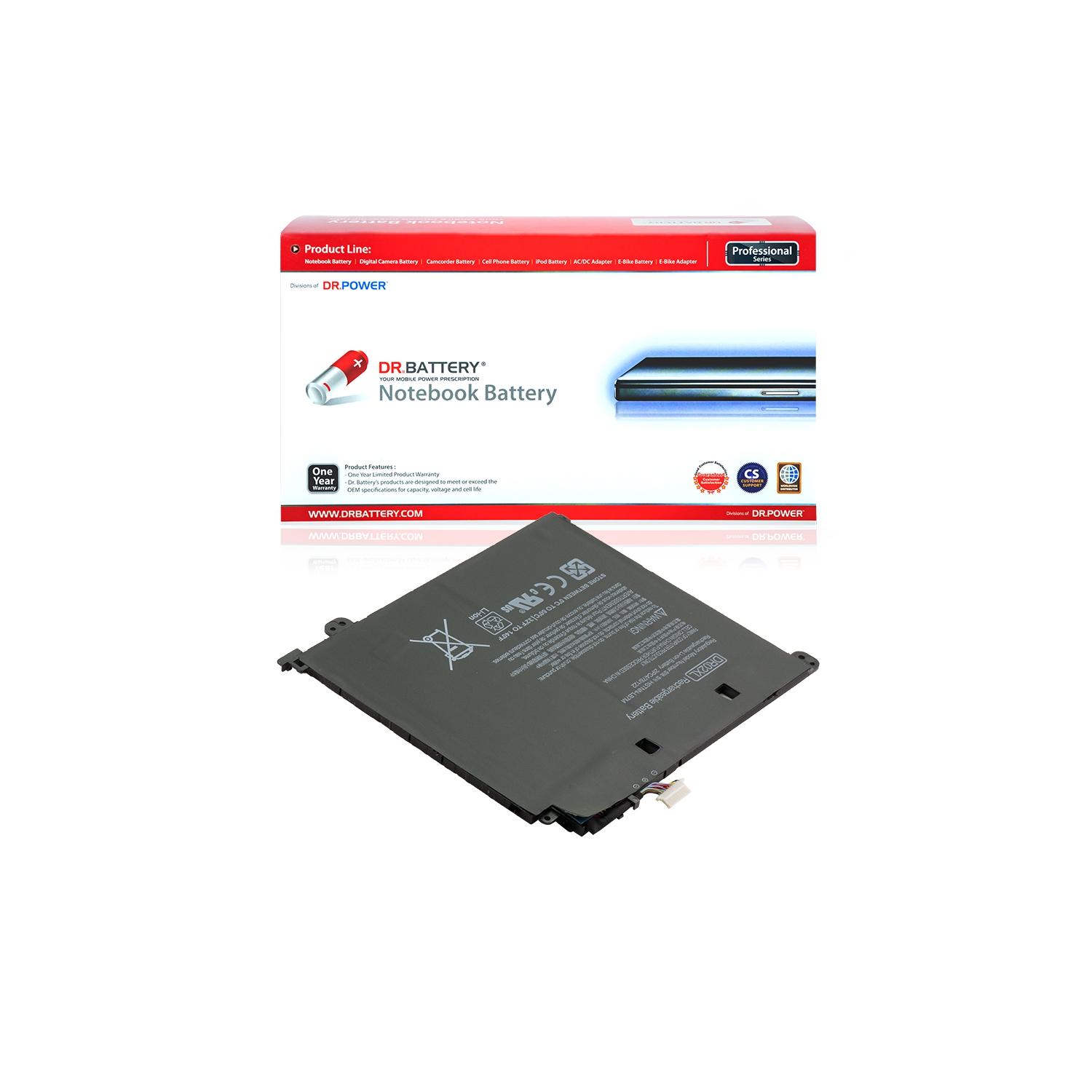 DR. BATTERY - Replacement for HP Chromebook 11 11-V021nb / 11-V050na / 11-V050sa / 11-V051na / DR02043XL / DR02XL / HSTNN-IB7M [7.7V / 5676mAh /