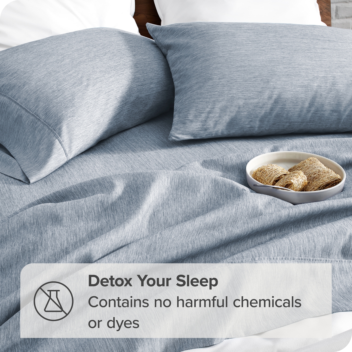 Bare Home Sheet Set - Premium 1800 Ultra-Soft Microfiber - Double Brushed - Hypoallergenic - Wrinkle Resistant