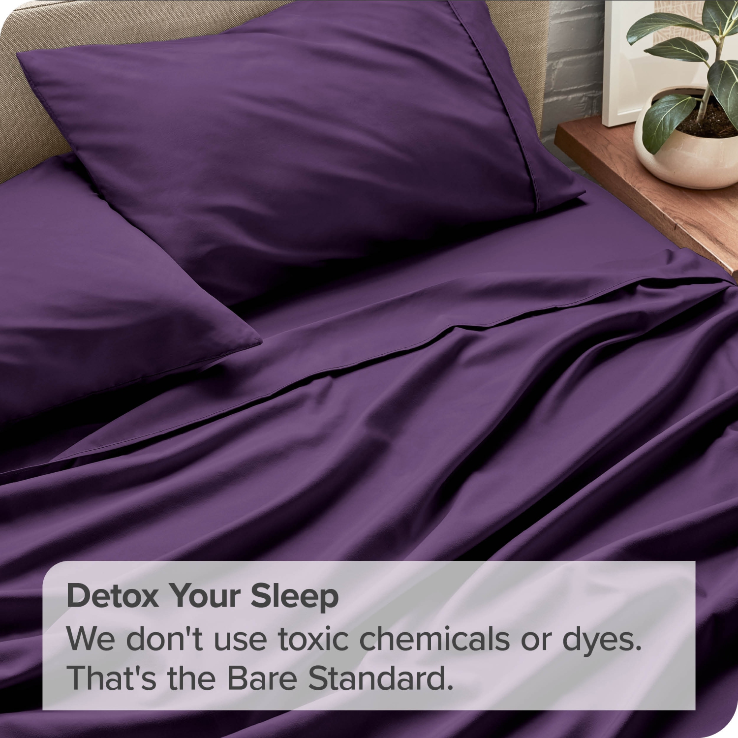 Bare Home Sheet Set - Premium 1800 Ultra-Soft Microfiber - Double Brushed - Hypoallergenic - Wrinkle Resistant