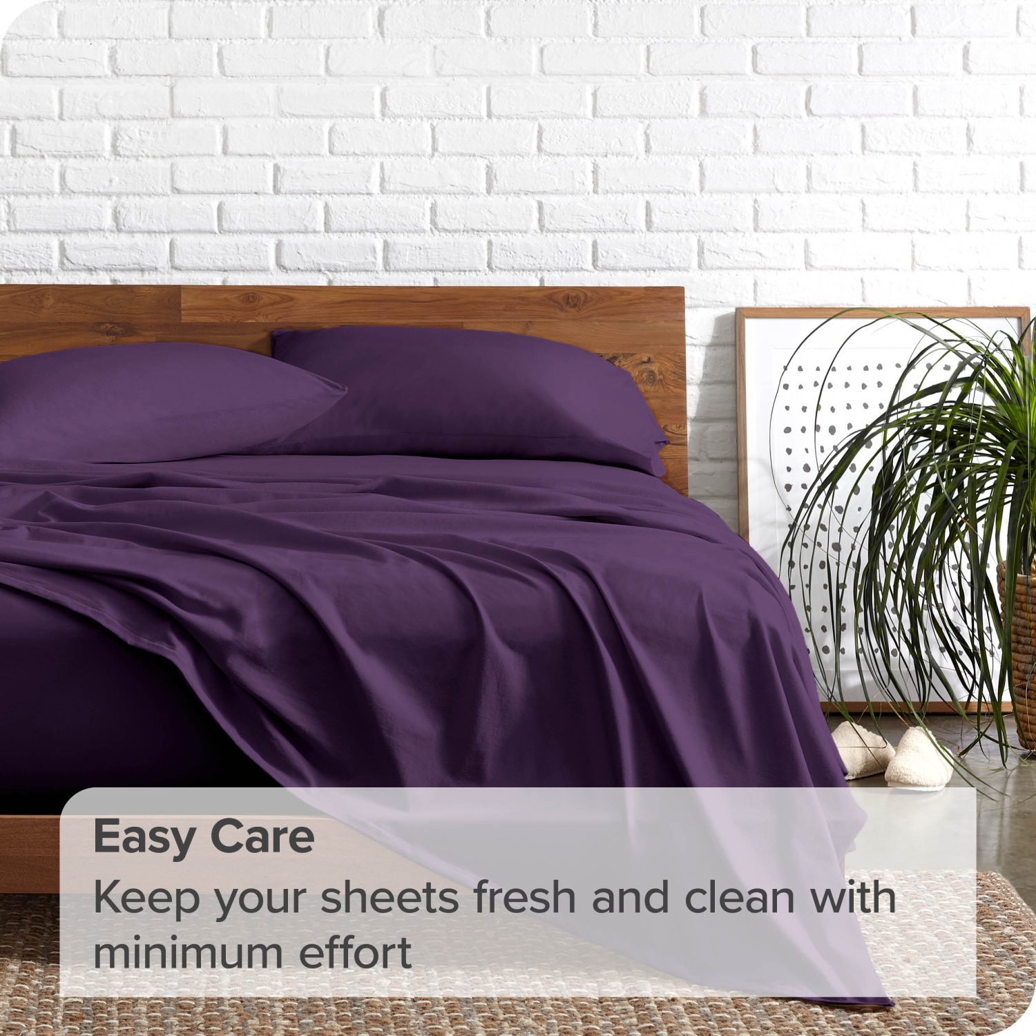 Bare Home Sheet Set - Premium 1800 Ultra-Soft Microfiber - Double Brushed - Hypoallergenic - Wrinkle Resistant
