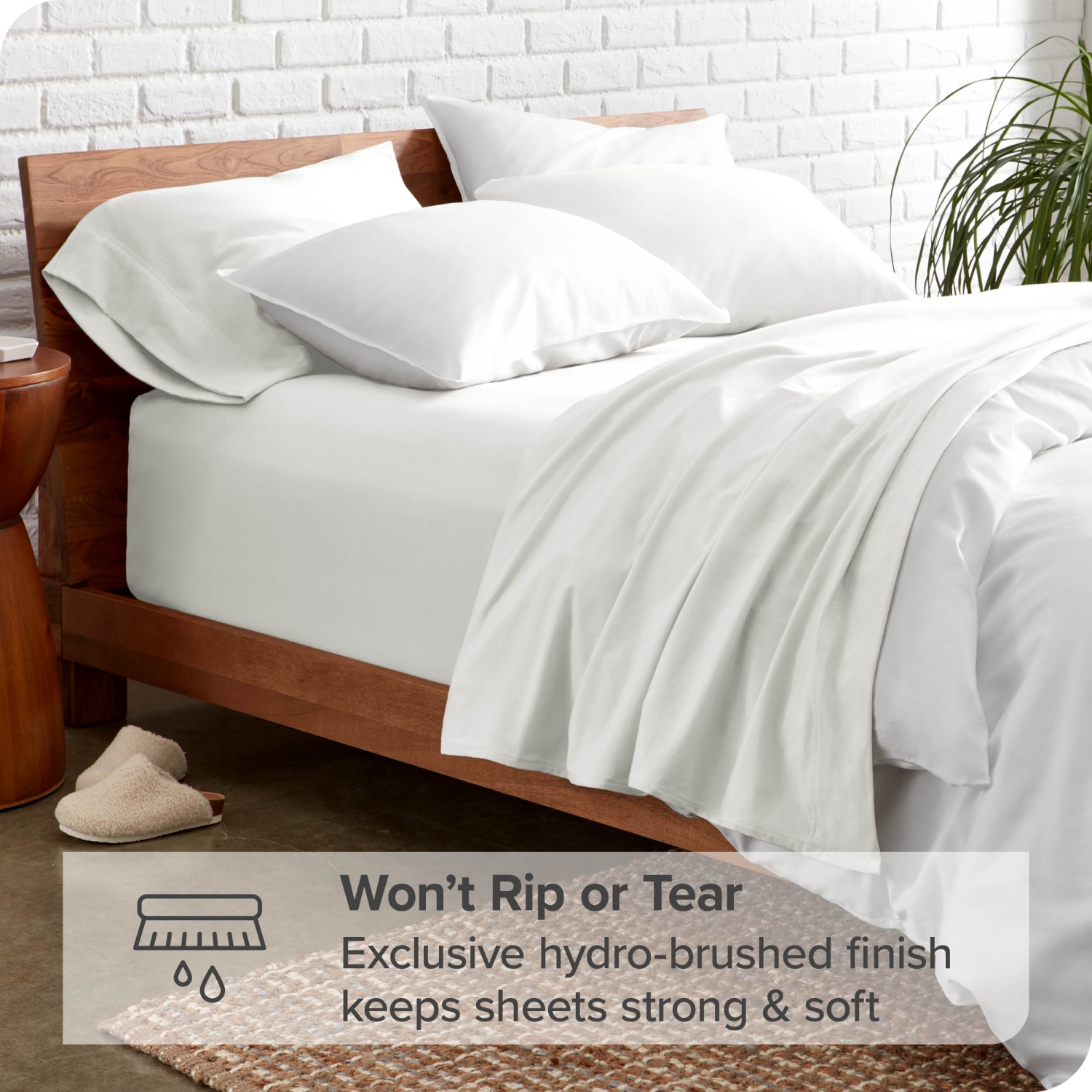 Bare Home Sheet Set - Premium 1800 Ultra-Soft Microfiber - Double Brushed - Hypoallergenic - Wrinkle Resistant