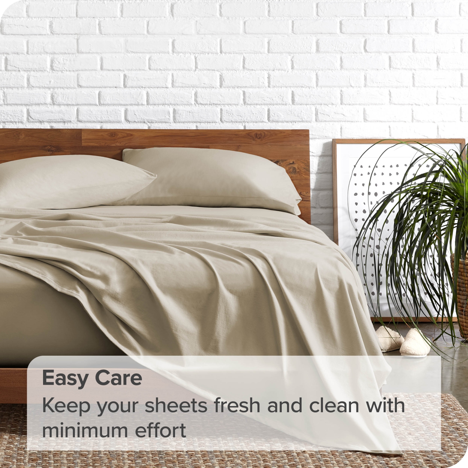 Bare Home Sheet Set - Premium 1800 Ultra-Soft Microfiber - Double Brushed - Hypoallergenic - Wrinkle Resistant