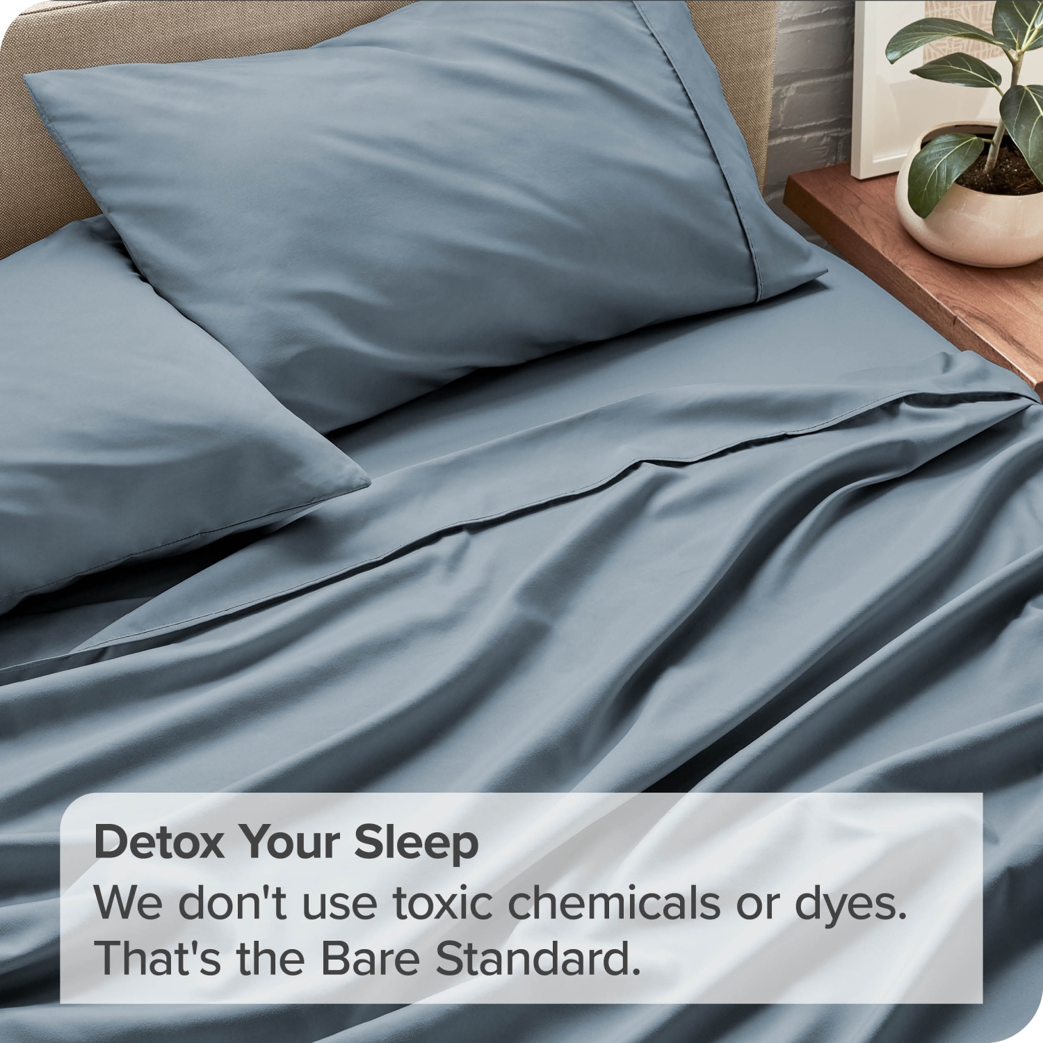 Bare Home Sheet Set - Premium 1800 Ultra-Soft Microfiber - Double Brushed - Hypoallergenic - Wrinkle Resistant